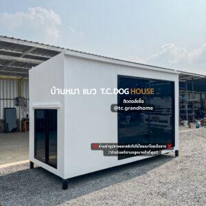 บ้านหมา บ้านแมว แบบ 36 โมเดิร์นสไตล์ ขนาด 180x400x240cm.