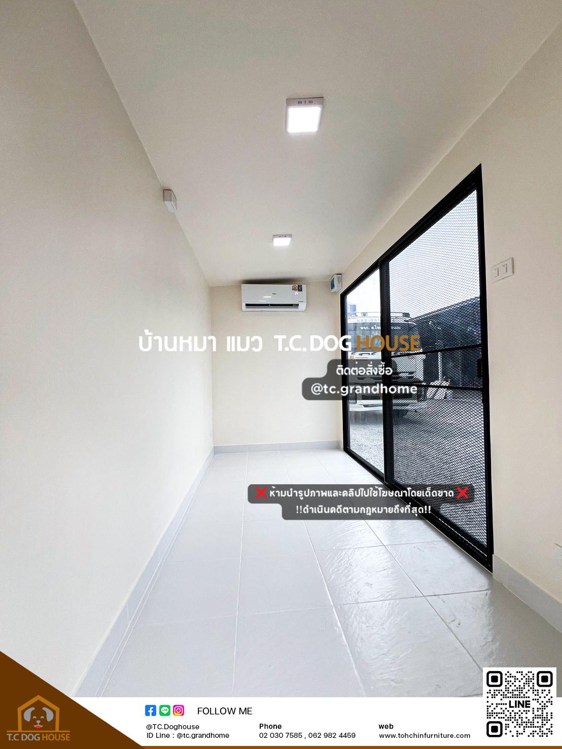 บ้านหมา บ้านแมว แบบ 36 โมเดิร์นสไตล์ ขนาด 180x400x240cm. - Image 7