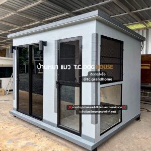 บ้านหมา บ้านแมว แบบ 18 คลาสสิคสไตล์ ขนาด 230x280x220cm.