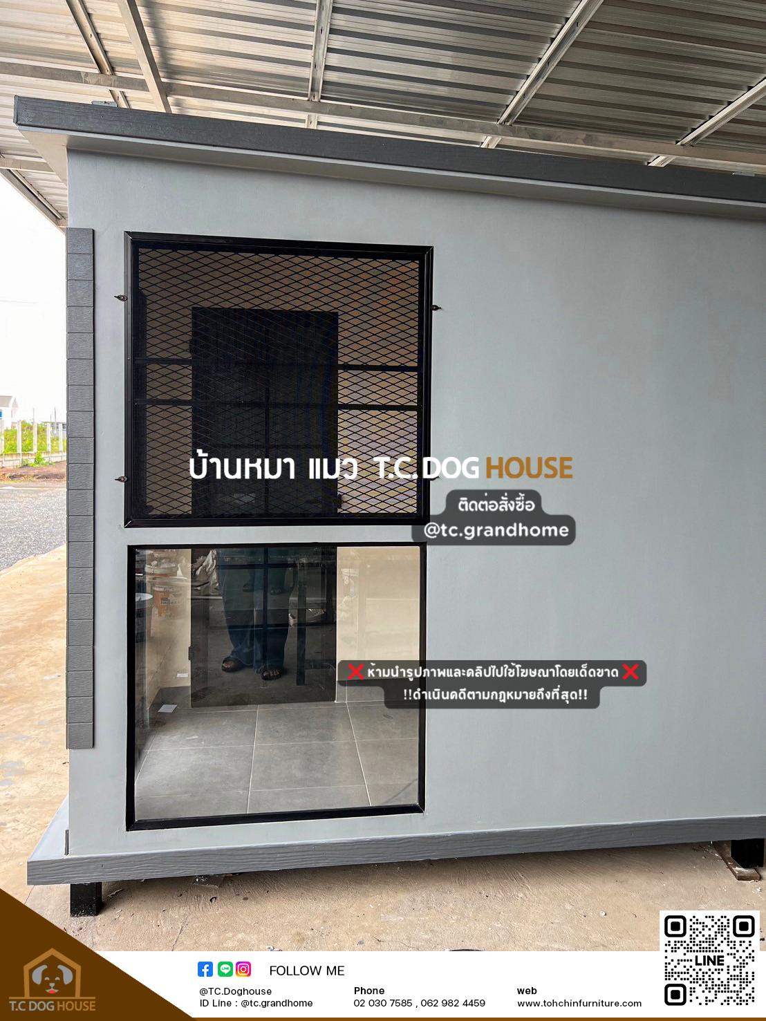 บ้านหมา บ้านแมว แบบ 18 คลาสสิคสไตล์ ขนาด 230x280x220cm. - Image 5