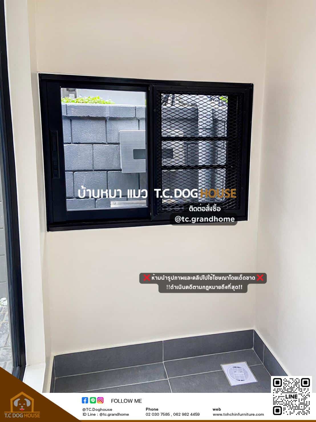 บ้านหมา บ้านแมว แบบ 3 โมเดิร์นสไตล์ ขนาด 100x350x180cm. - Image 11