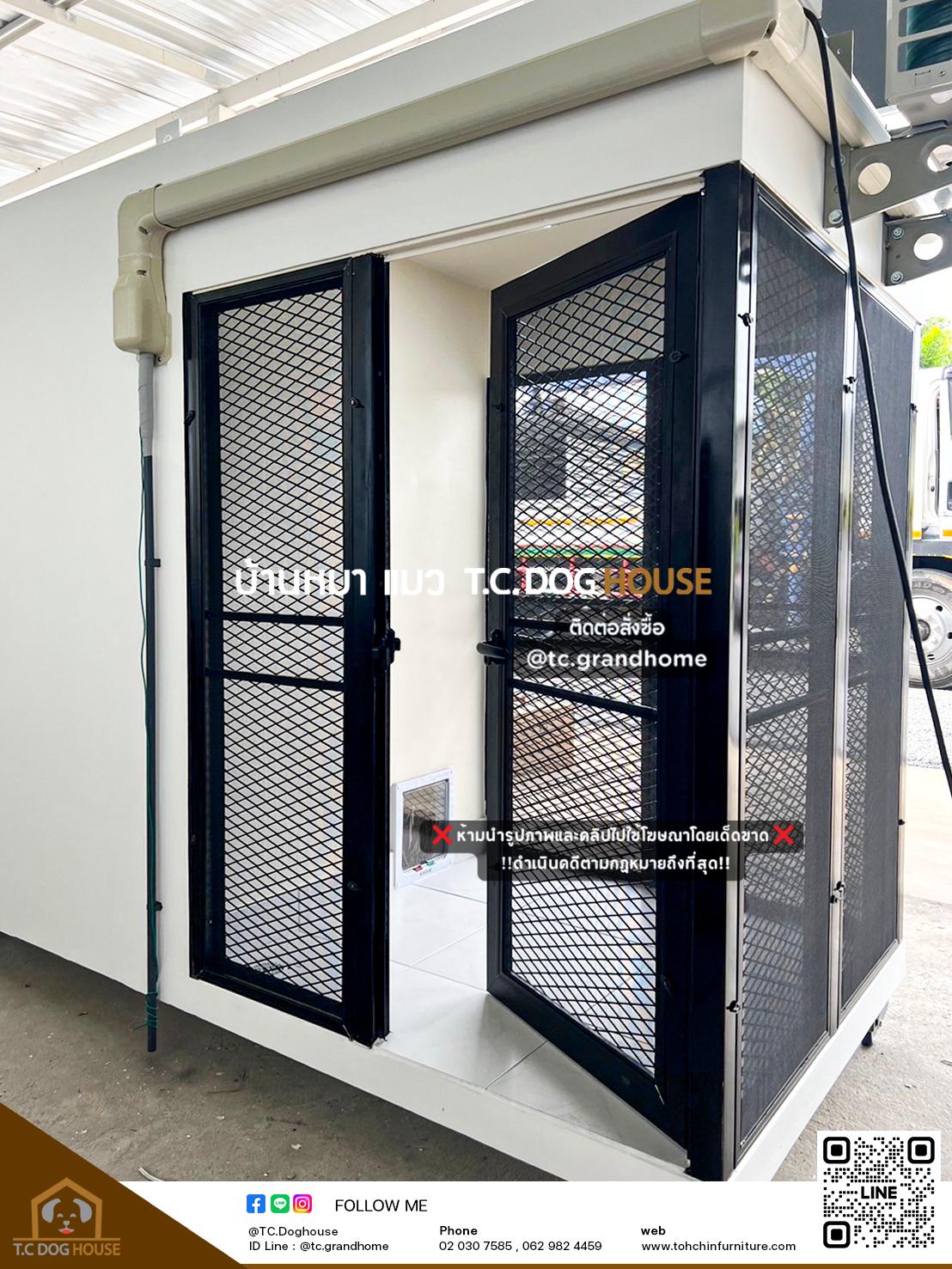 บ้านหมา บ้านแมวแบบ 18 คลาสสิคสไตล์ ขนาด 110x680x180cm. - Image 10