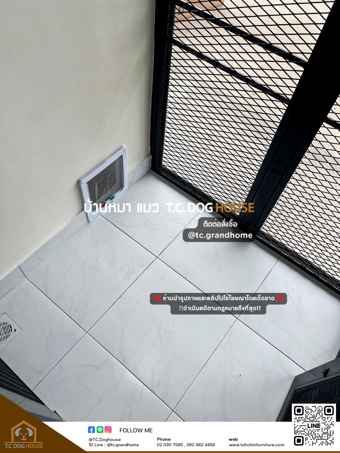 บ้านหมา บ้านแมวแบบ 18 คลาสสิคสไตล์ ขนาด 110x680x180cm. - Image 9