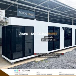 บ้านหมา บ้านแมวแบบ 18 คลาสสิคสไตล์ ขนาด 110x680x180cm.