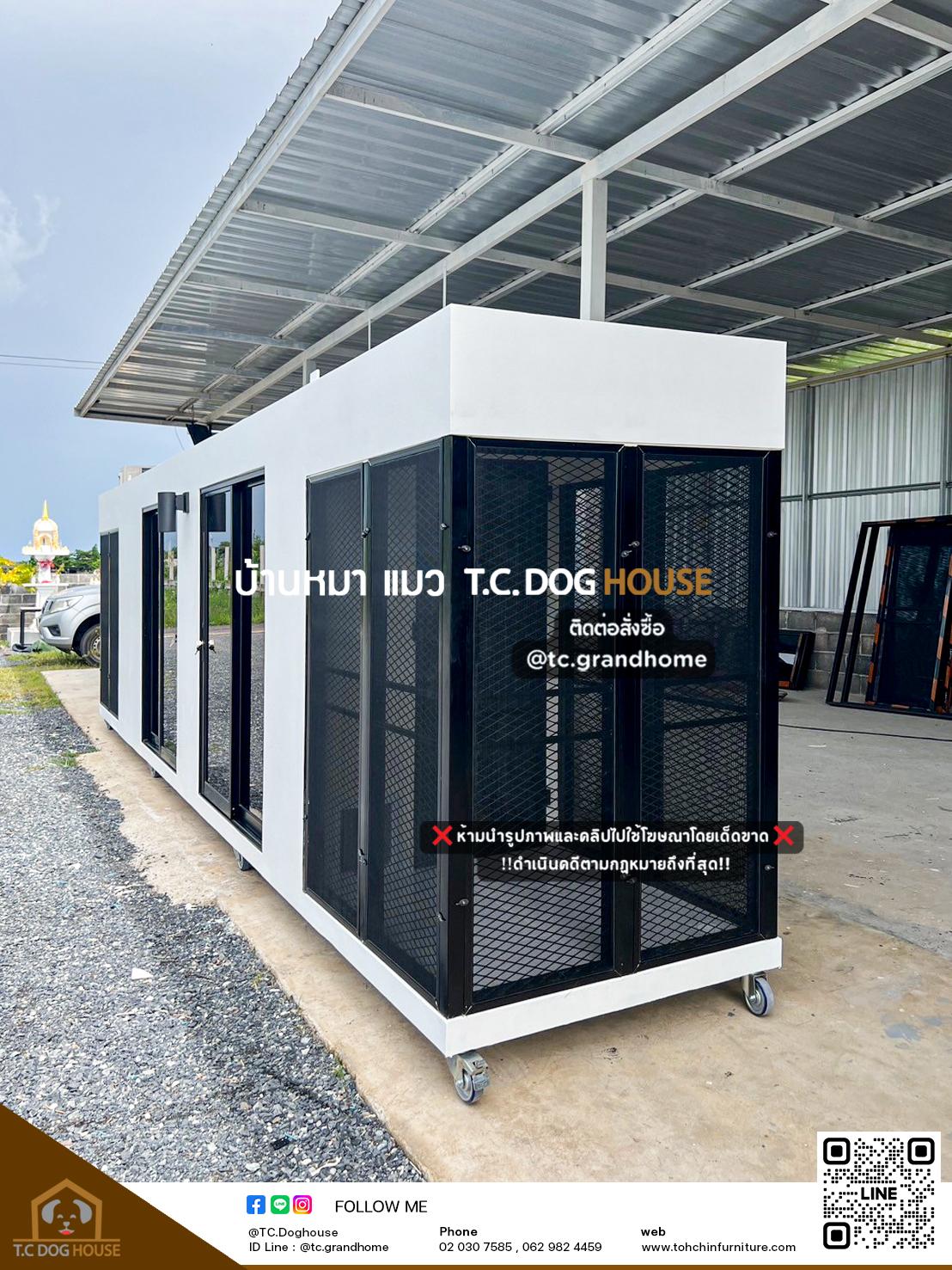 บ้านหมา บ้านแมวแบบ 18 คลาสสิคสไตล์ ขนาด 110x680x180cm. - Image 4