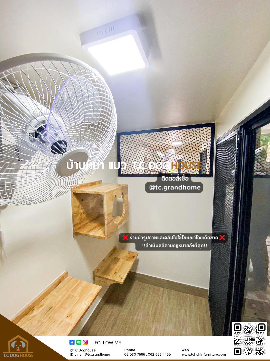 บ้านหมา บ้านแมวแบบ 18 คลาสสิคสไตล์ ขนาด 110x680x180cm. - Image 13
