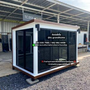 บ้านหมา บ้านแมว แบบ 3 โมเดิร์นสไตล์ ขนาด 160x270x180cm.