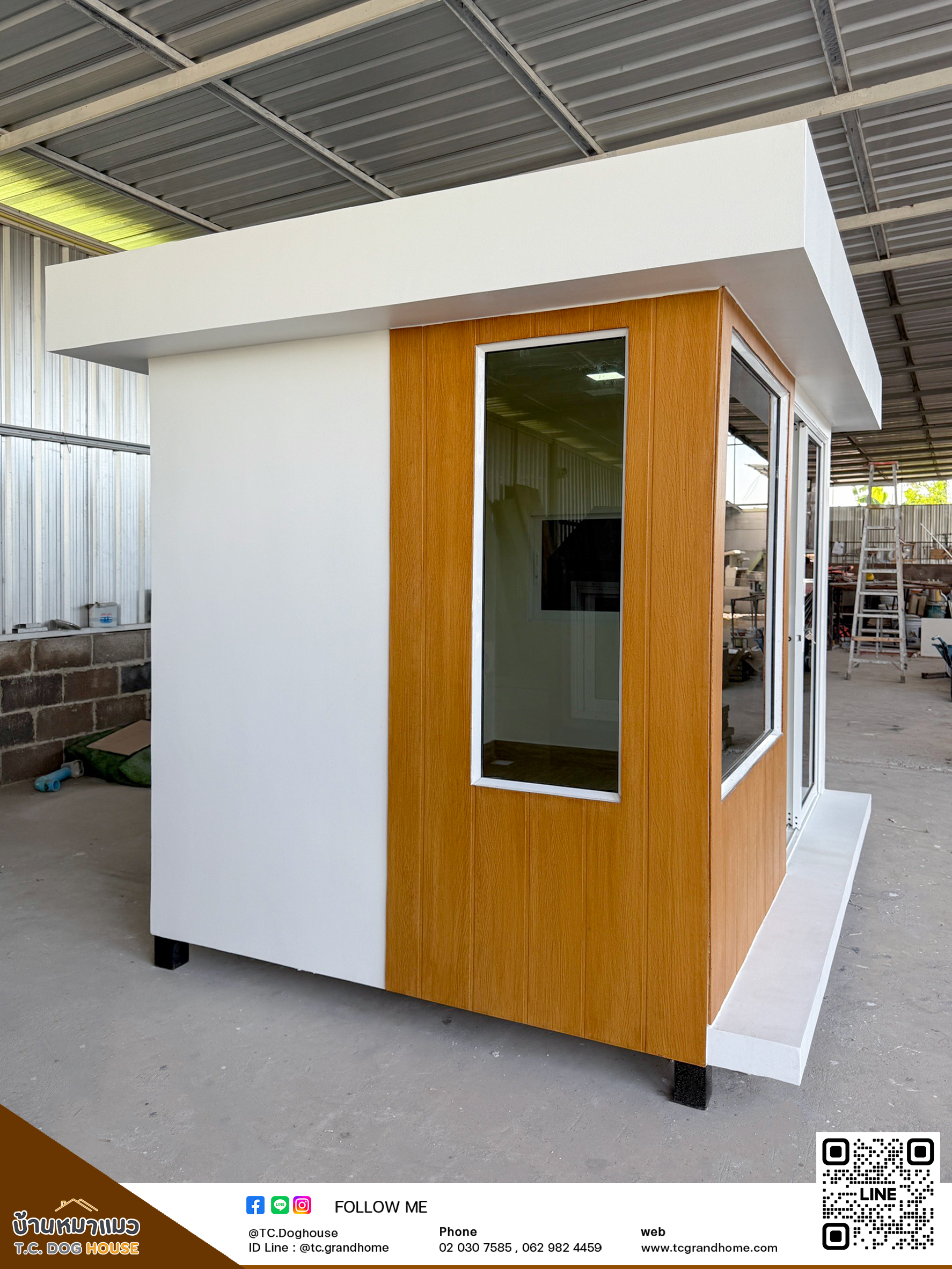 บ้านหมา บ้านแมว แบบ 46 โมเดิร์นสไตล์ ขนาด 150x250x200cm. - Image 3