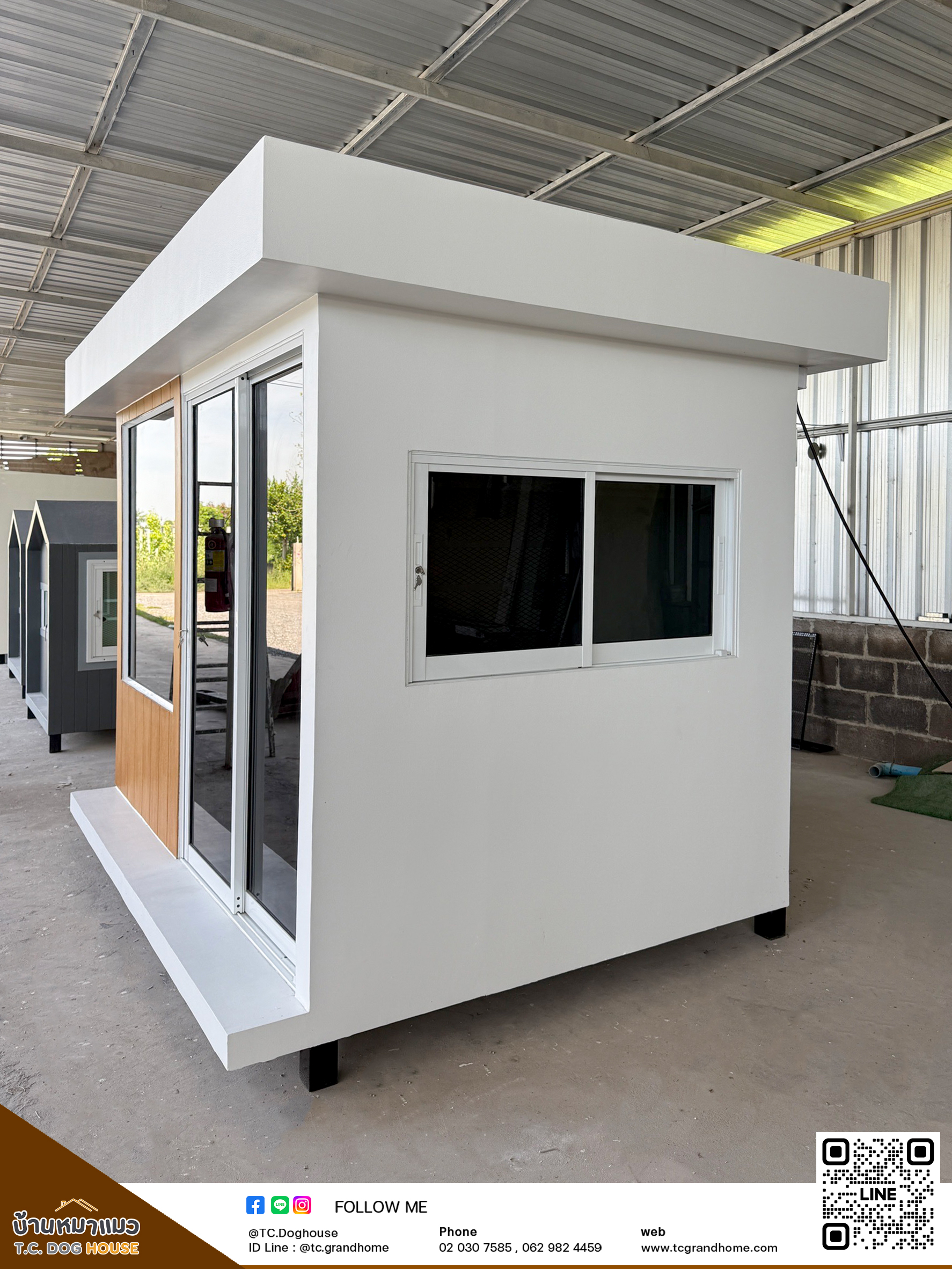 บ้านหมา บ้านแมว แบบ 46 โมเดิร์นสไตล์ ขนาด 150x250x200cm. - Image 4