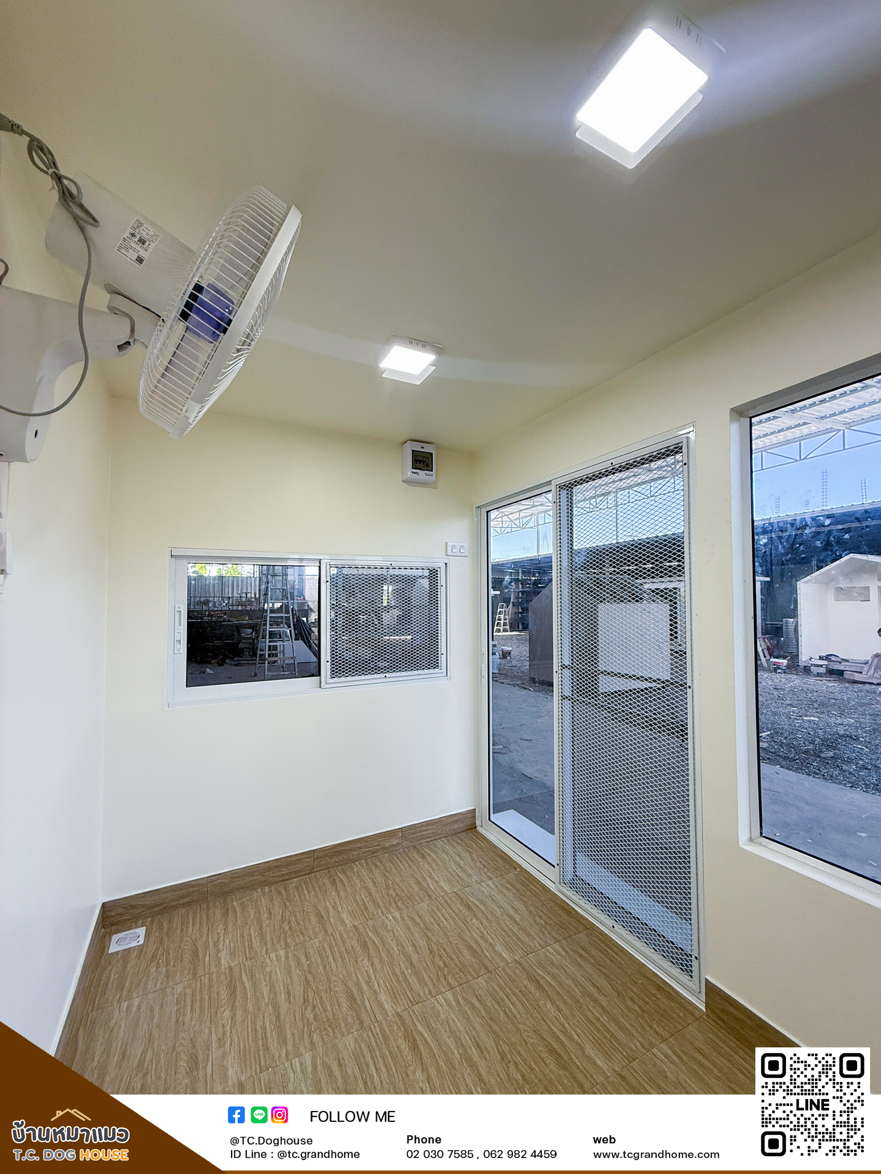 บ้านหมา บ้านแมว แบบ 46 โมเดิร์นสไตล์ ขนาด 150x250x200cm. - Image 5