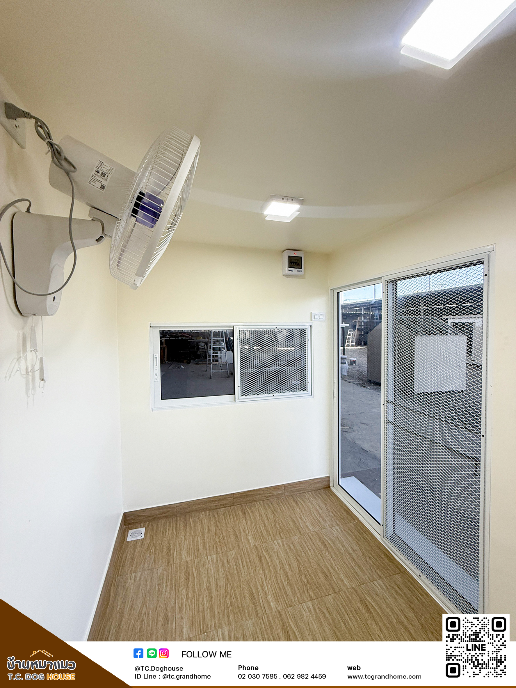 บ้านหมา บ้านแมว แบบ 46 โมเดิร์นสไตล์ ขนาด 150x250x200cm. - Image 6