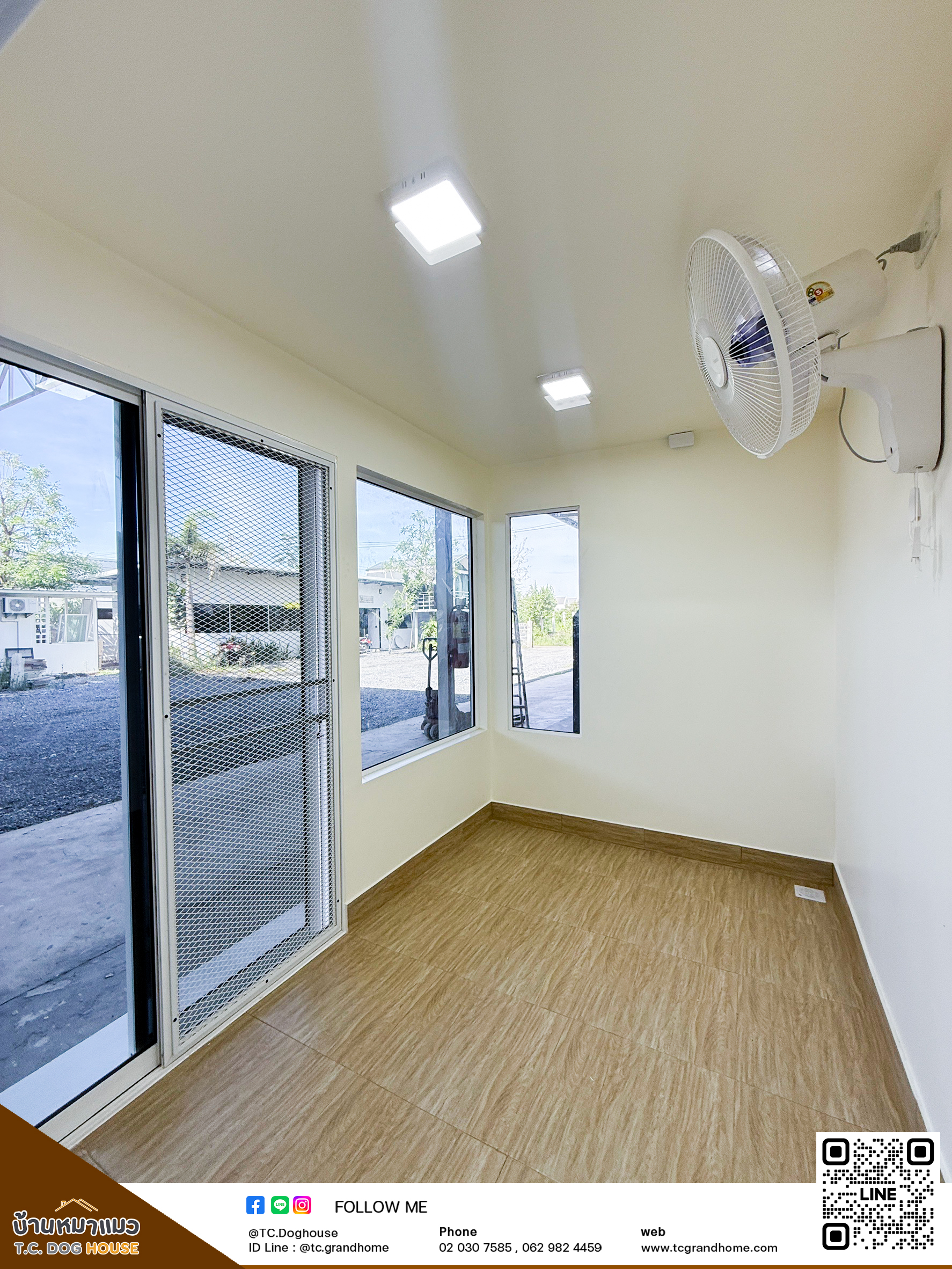 บ้านหมา บ้านแมว แบบ 46 โมเดิร์นสไตล์ ขนาด 150x250x200cm. - Image 7