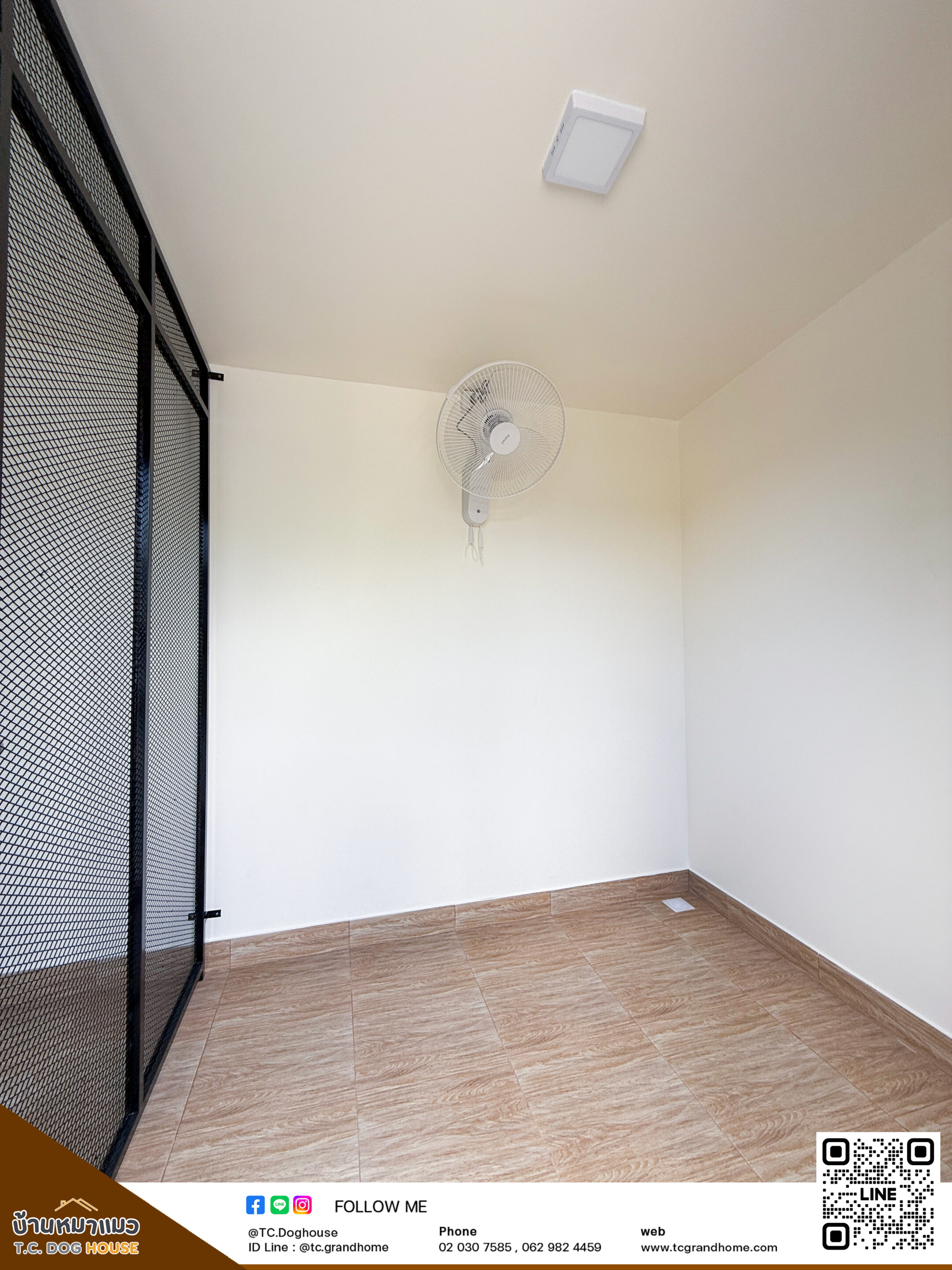 บ้านหมา บ้านแมว แบบ 3 โมเดิร์นสไตล์ ขนาด 200x600x240cm. - Image 9