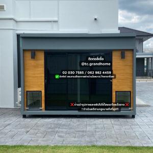 บ้านหมา บ้านแมว แบบ 19 คลาสสิคสไตล์ ขนาด 150x300x220cm.