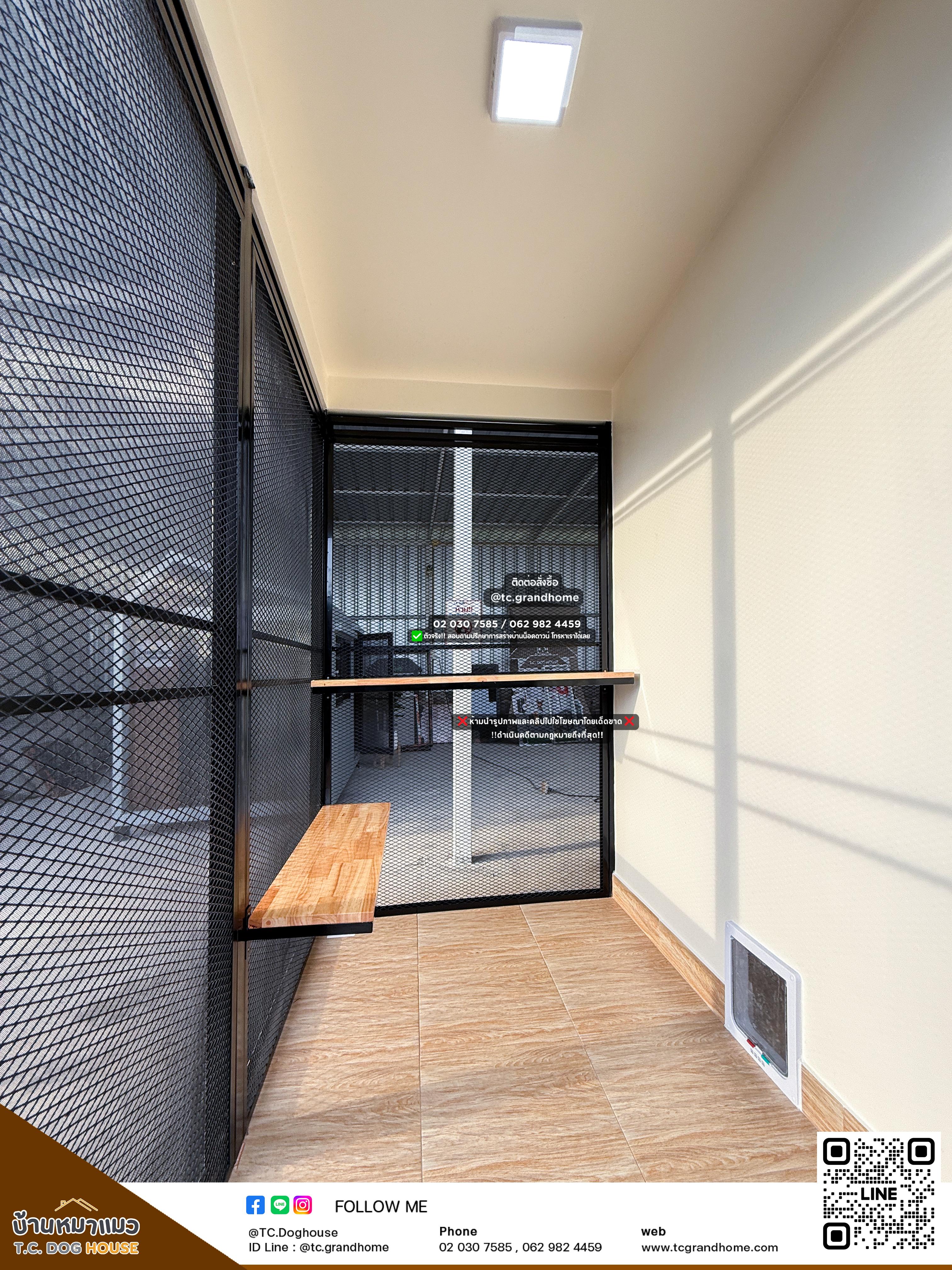 บ้านหมา บ้านแมว แบบ 18 คลาสสิคสไตล์ ขนาด 200x600x240cm. - Image 6