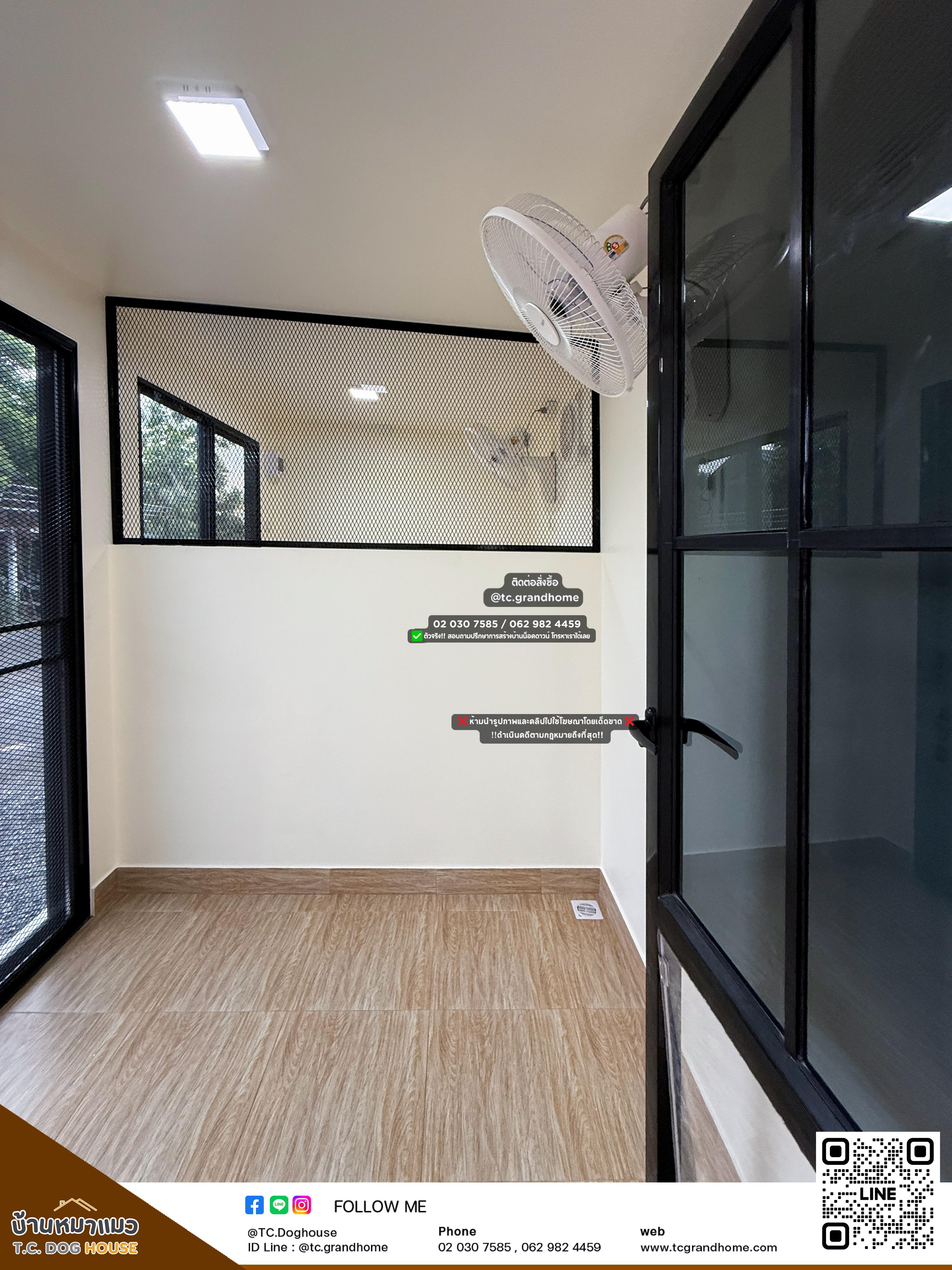 บ้านหมา บ้านแมว แบบ 18 คลาสสิคสไตล์ ขนาด 200x600x240cm. - Image 8