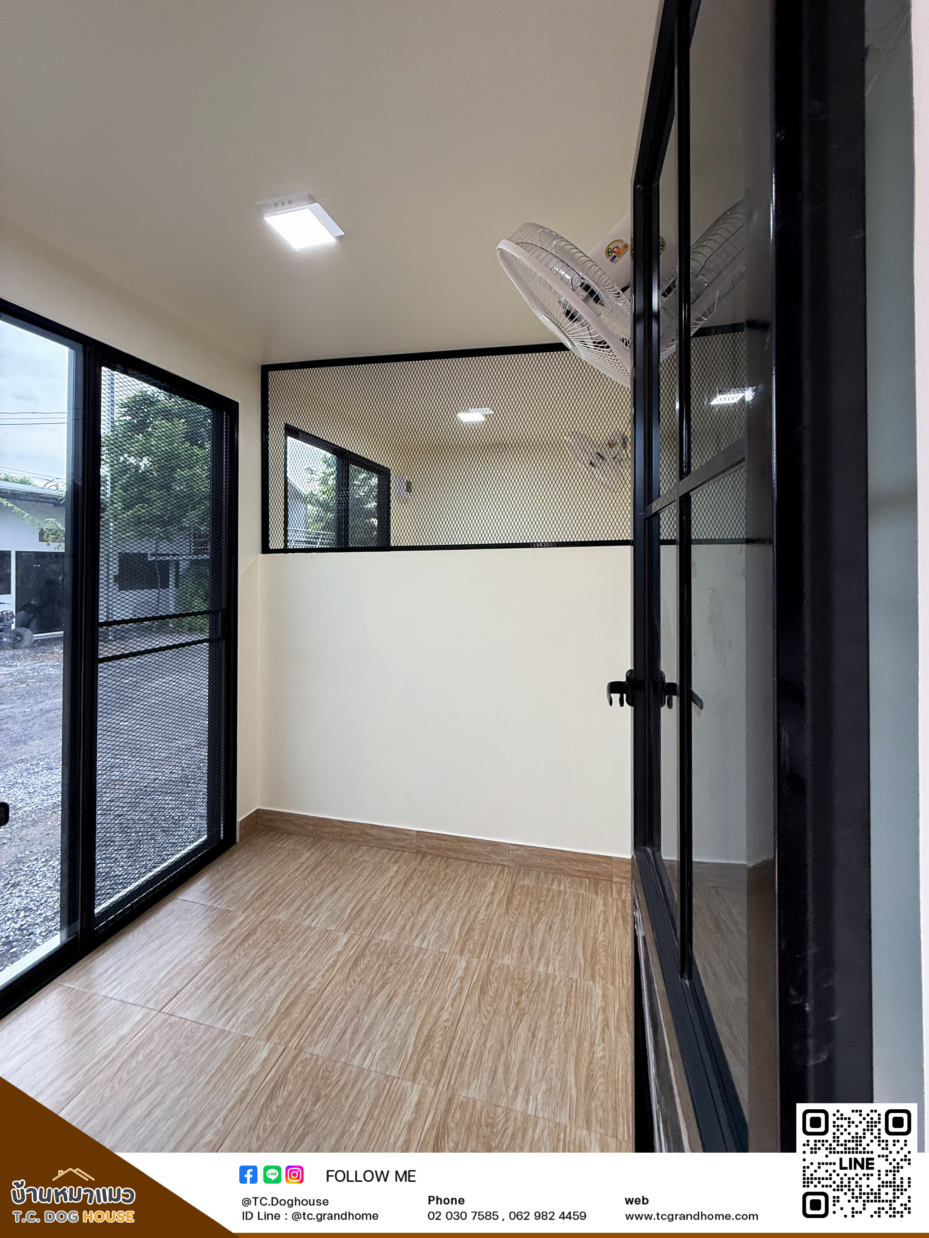 บ้านหมา บ้านแมว แบบ 18 คลาสสิคสไตล์ ขนาด 200x600x240cm. - Image 9