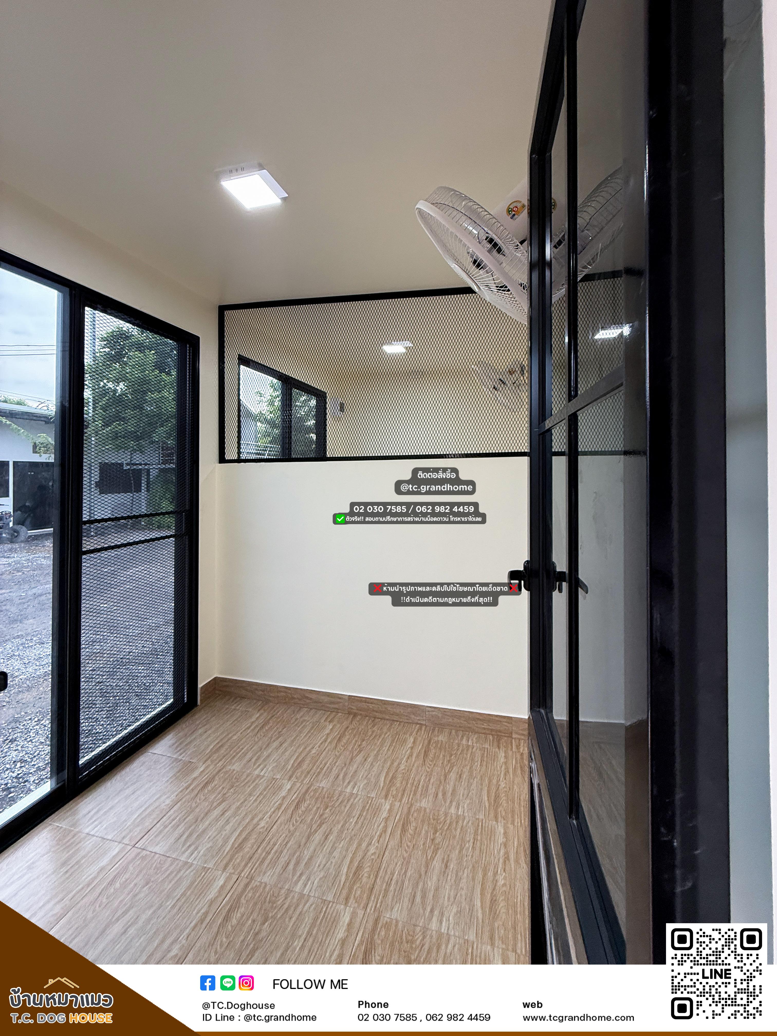 บ้านหมา บ้านแมว แบบ 18 คลาสสิคสไตล์ ขนาด 200x600x240cm. - Image 9