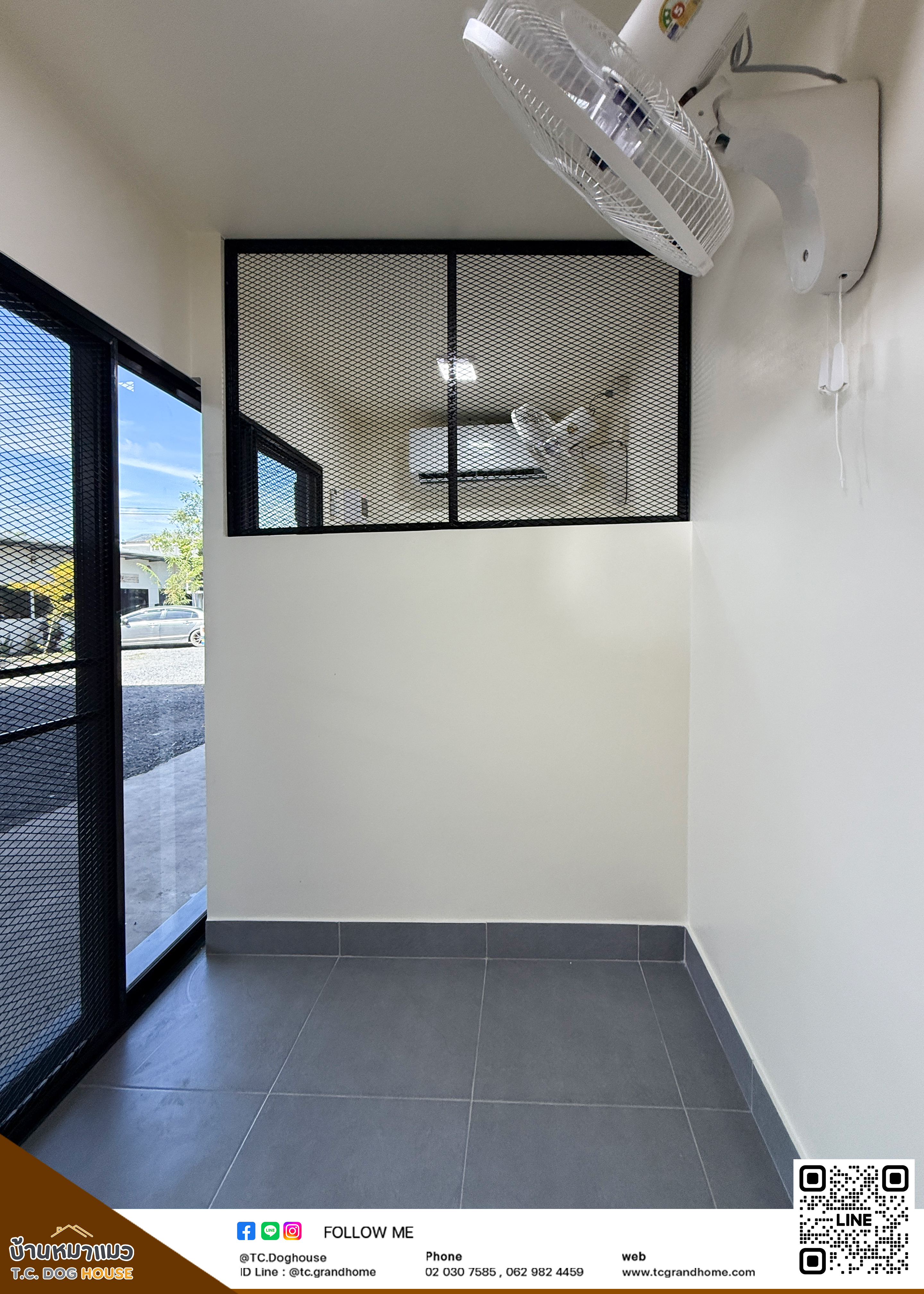 บ้านหมา บ้านแมว แบบ 19 คลาสสิคสไตล์ ขนาด 150x300x220cm. - Image 5