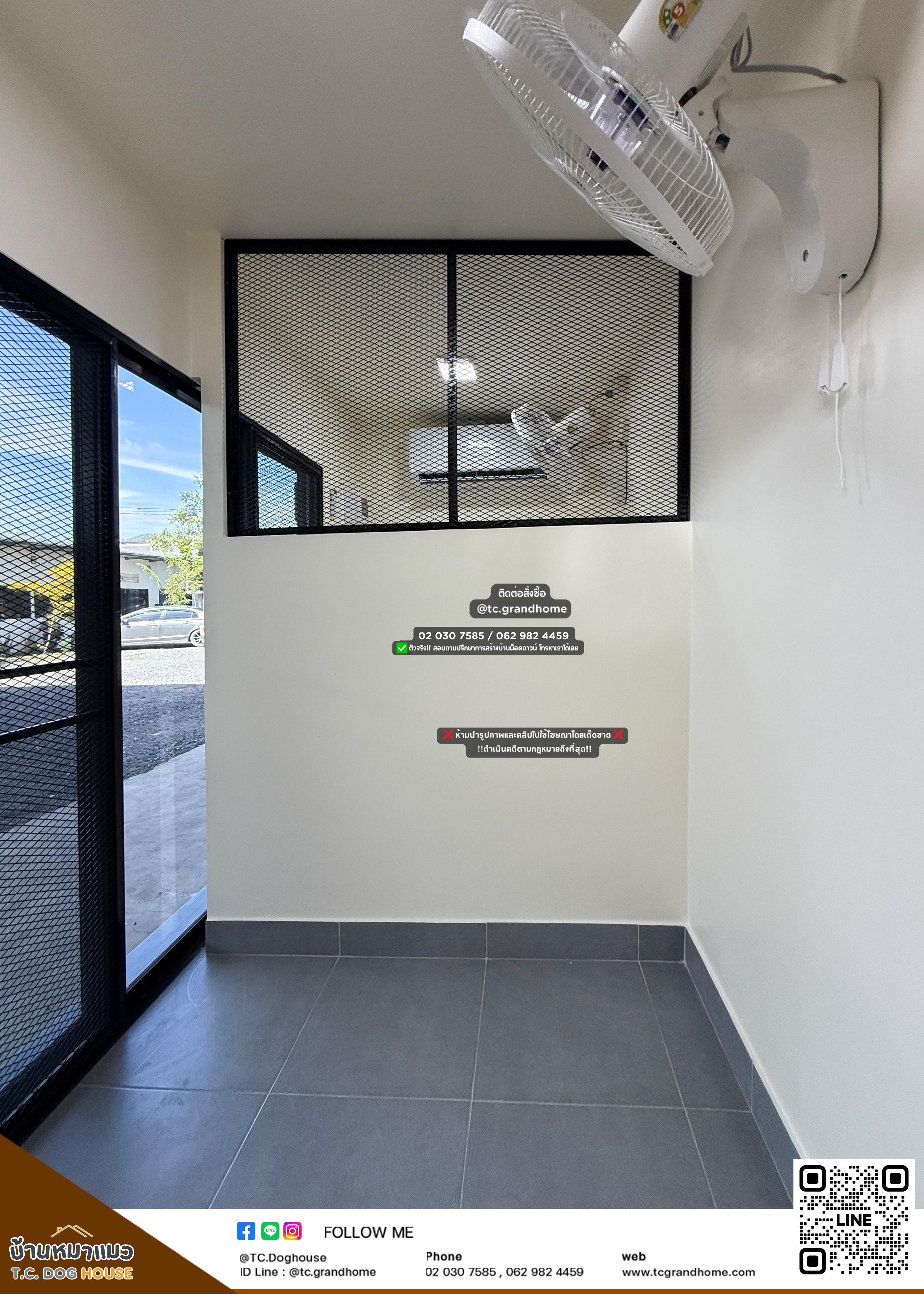 บ้านหมา บ้านแมว แบบ 19 คลาสสิคสไตล์ ขนาด 150x300x220cm. - Image 5