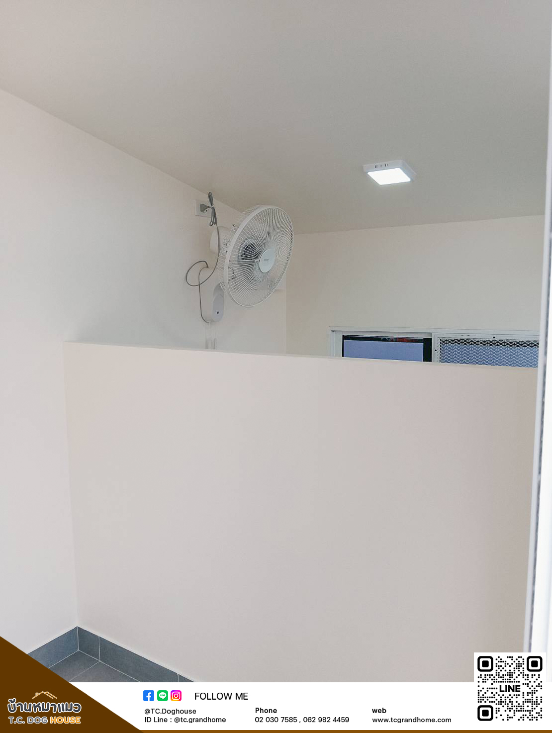 บ้านหมา บ้านแมว แบบ 11 นอร์ดิกสไตล์ ขนาด 200x400x240cm. - Image 4