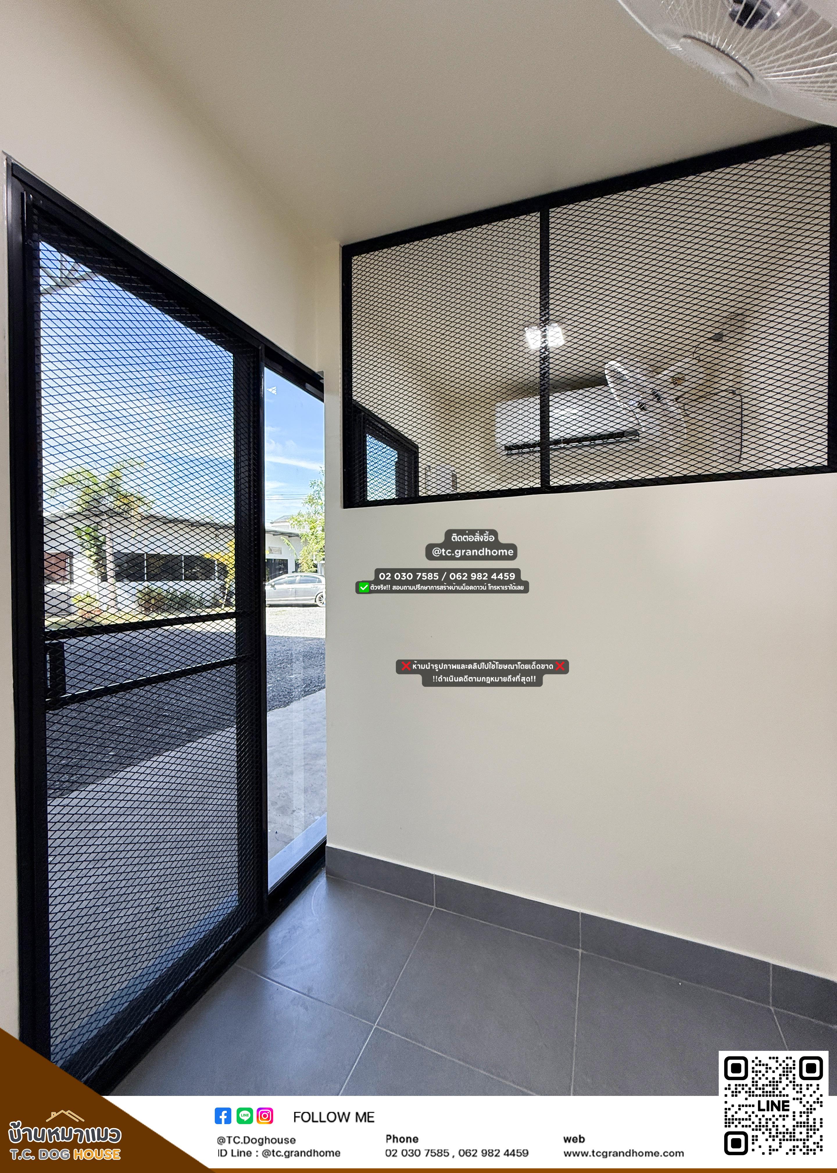 บ้านหมา บ้านแมว แบบ 19 คลาสสิคสไตล์ ขนาด 150x300x220cm. - Image 6