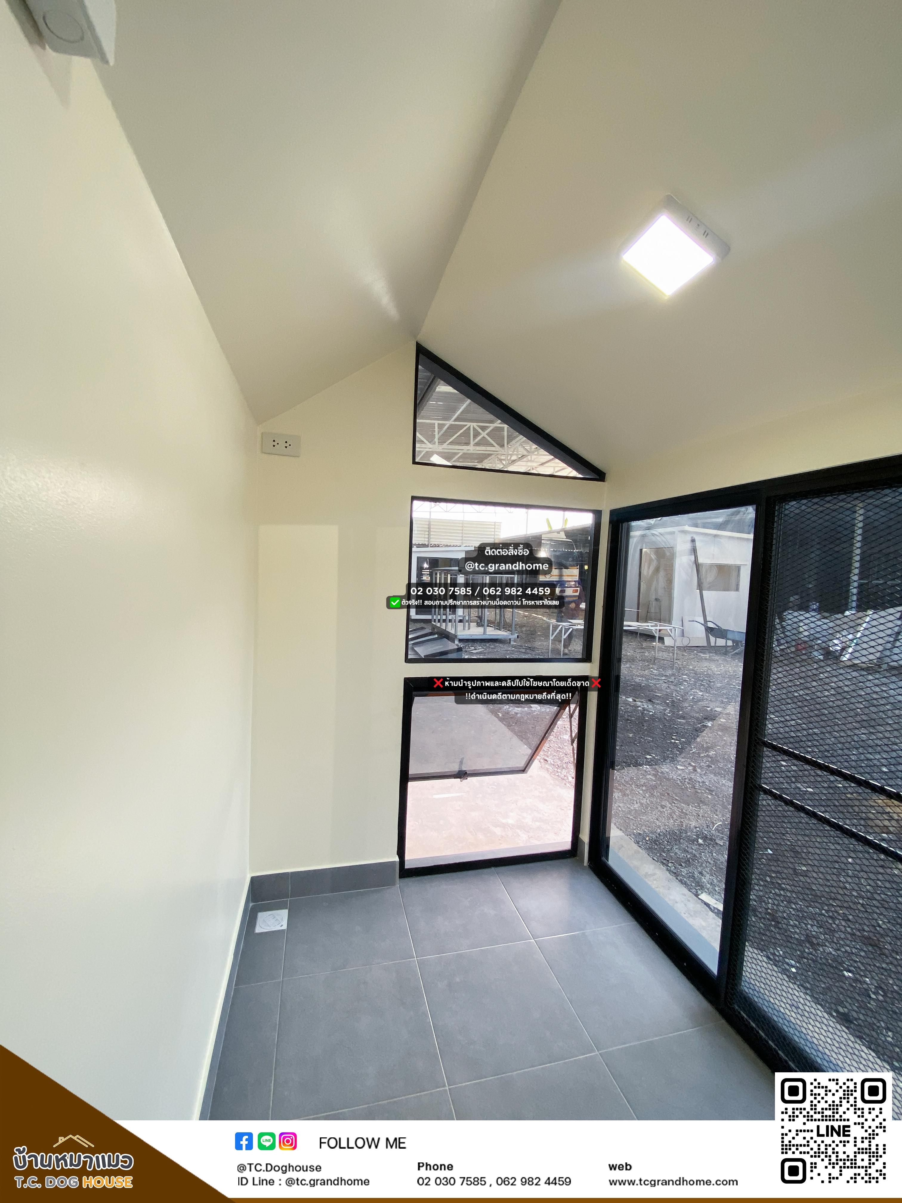 บ้านเต่า แบบ 51 นอร์ดิกสไตล์ ขนาด 150x300x220cm. - Image 6