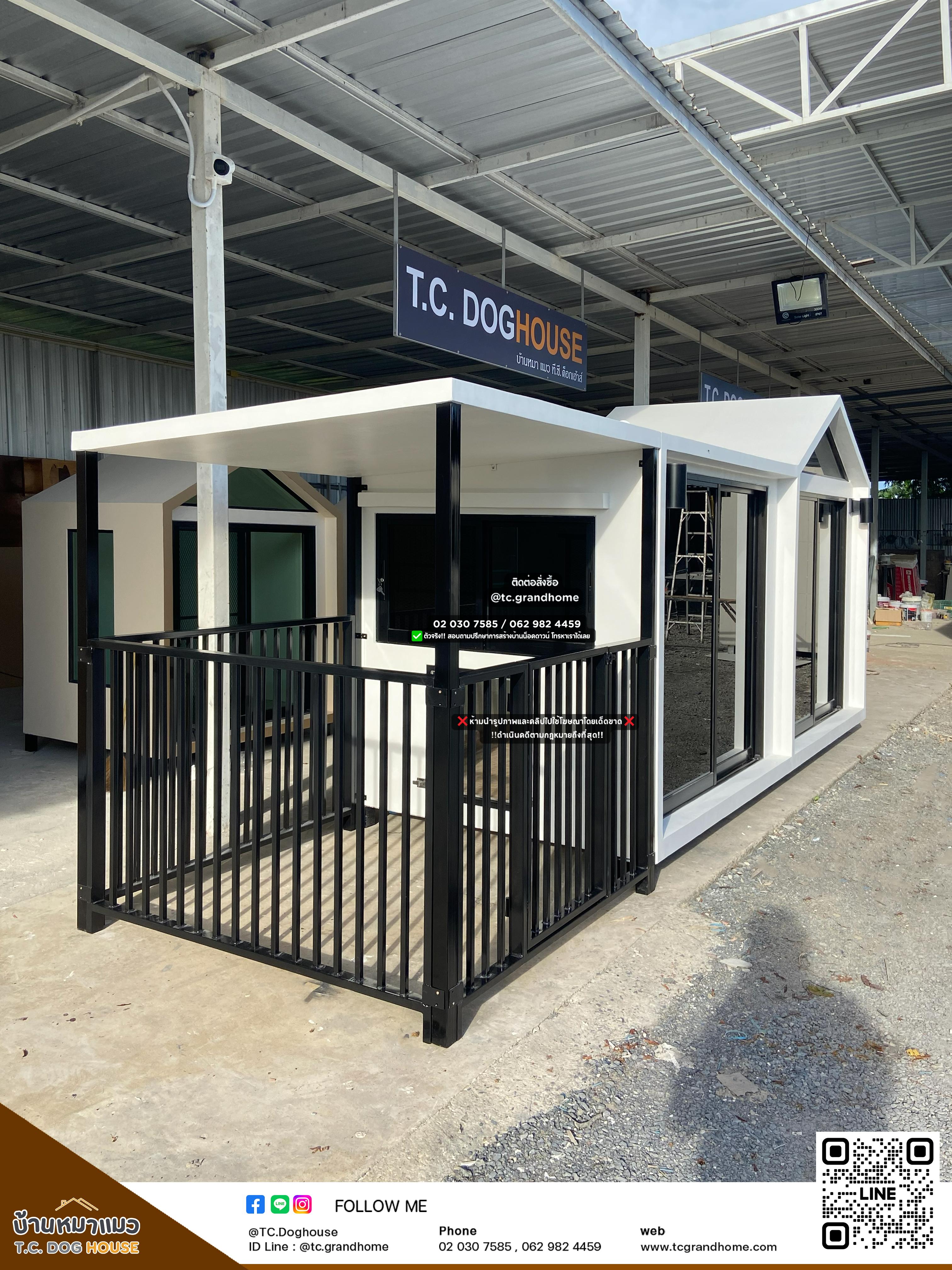 บ้านหมา บ้านแมว แบบ 16 นอร์ดิกสไตล์ ขนาด 150x550x220cm. - Image 7