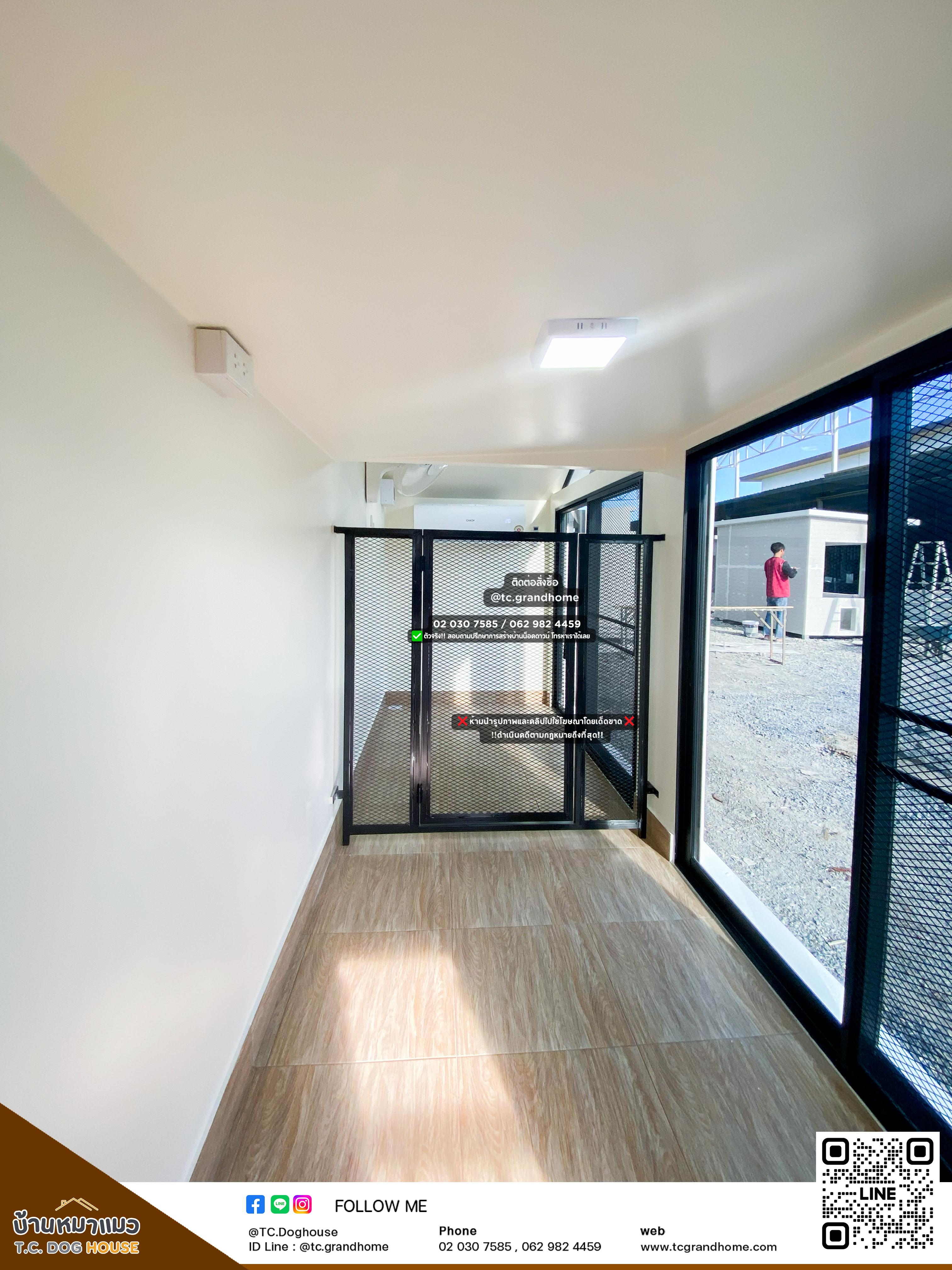 บ้านหมา บ้านแมว แบบ 16 นอร์ดิกสไตล์ ขนาด 150x550x220cm. - Image 5