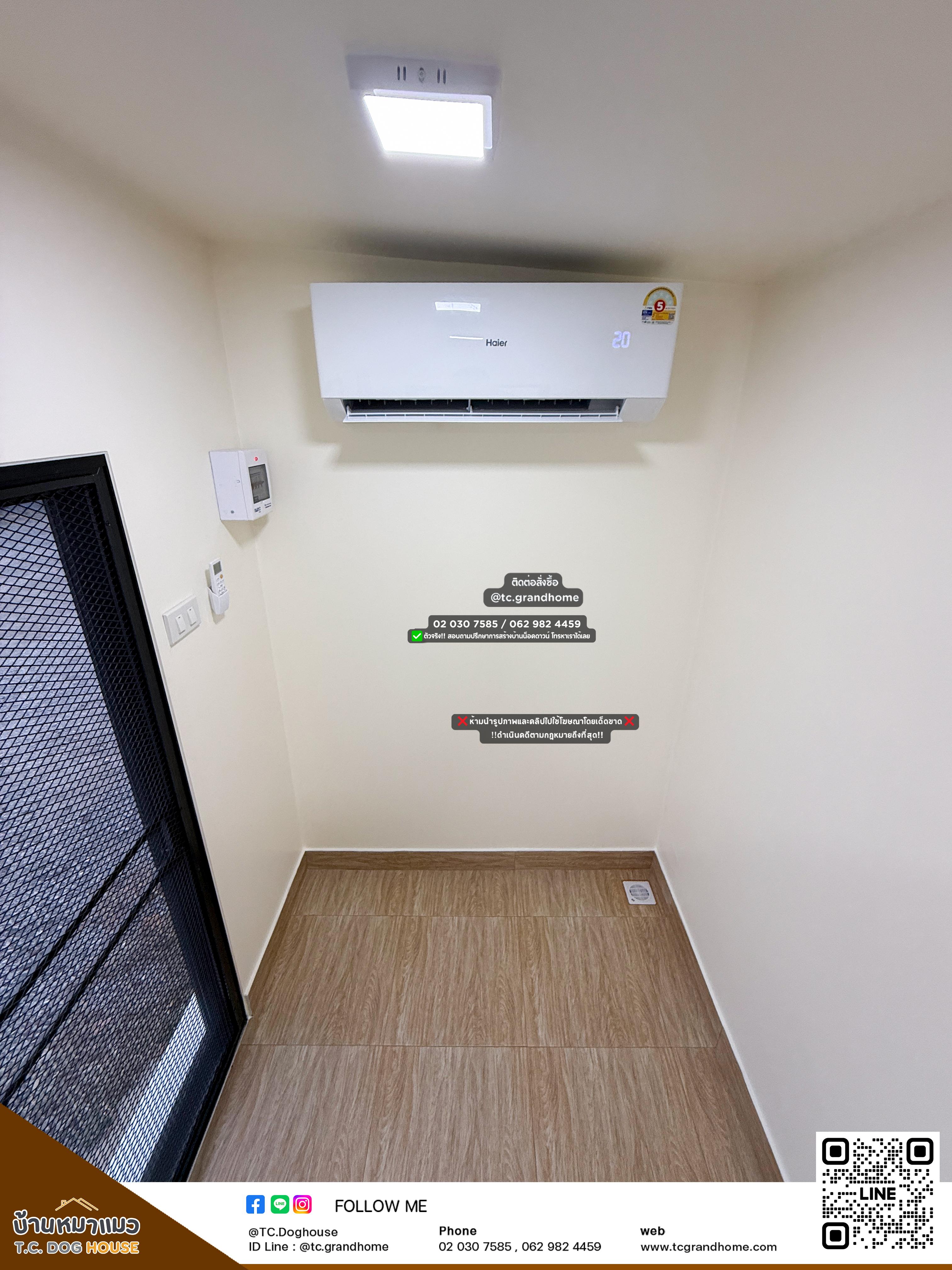 บ้านหมา บ้านแมว แบบ 19 คลาสสิคสไตล์ ขนาด 150x300x220cm. - Image 9