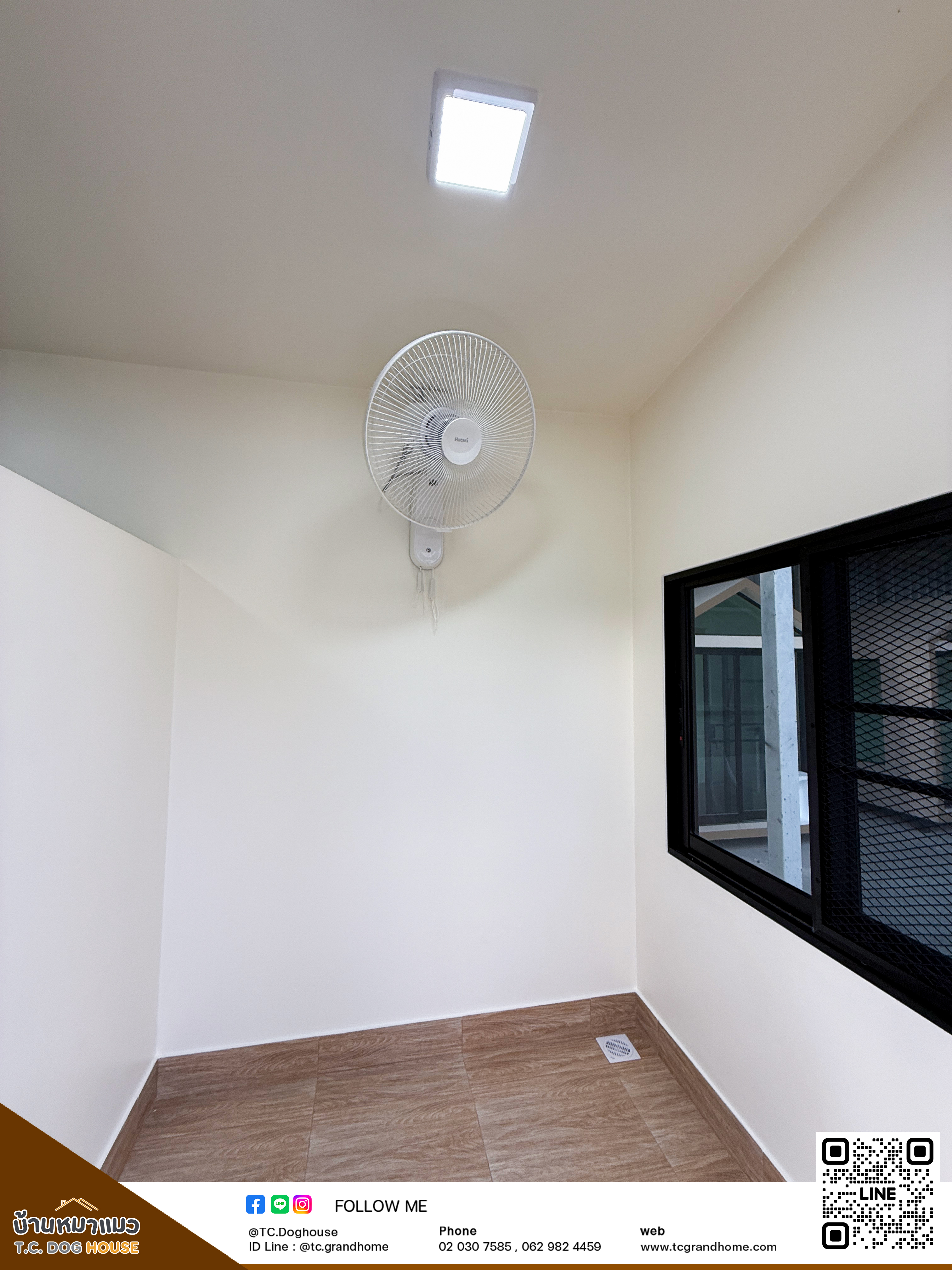 บ้านหมา บ้านแมว แบบ 19 คลาสสิคสไตล์ ขนาด 150x300x220cm. - Image 8