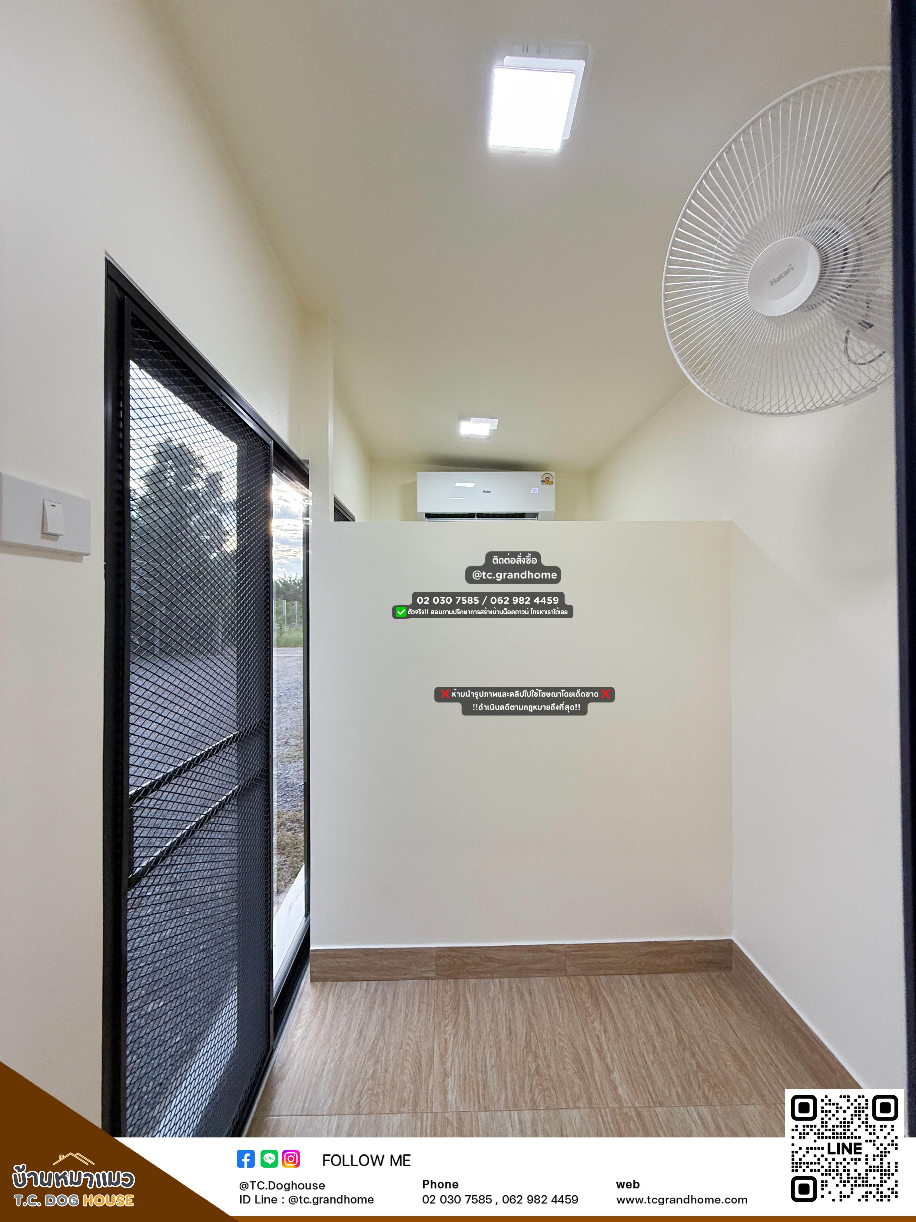 บ้านหมา บ้านแมว แบบ 19 คลาสสิคสไตล์ ขนาด 150x300x220cm. - Image 10
