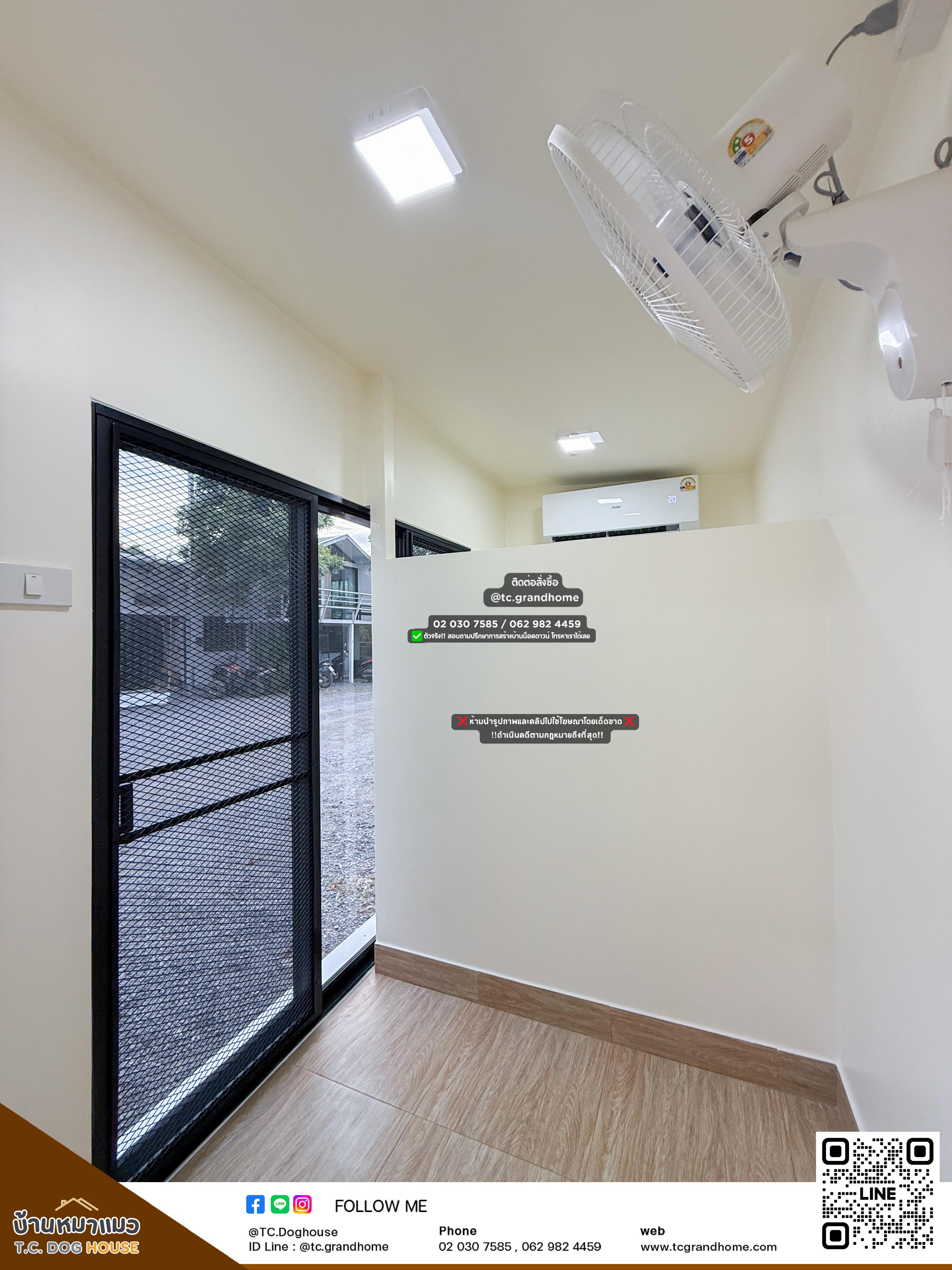 บ้านหมา บ้านแมว แบบ 19 คลาสสิคสไตล์ ขนาด 150x300x220cm. - Image 11