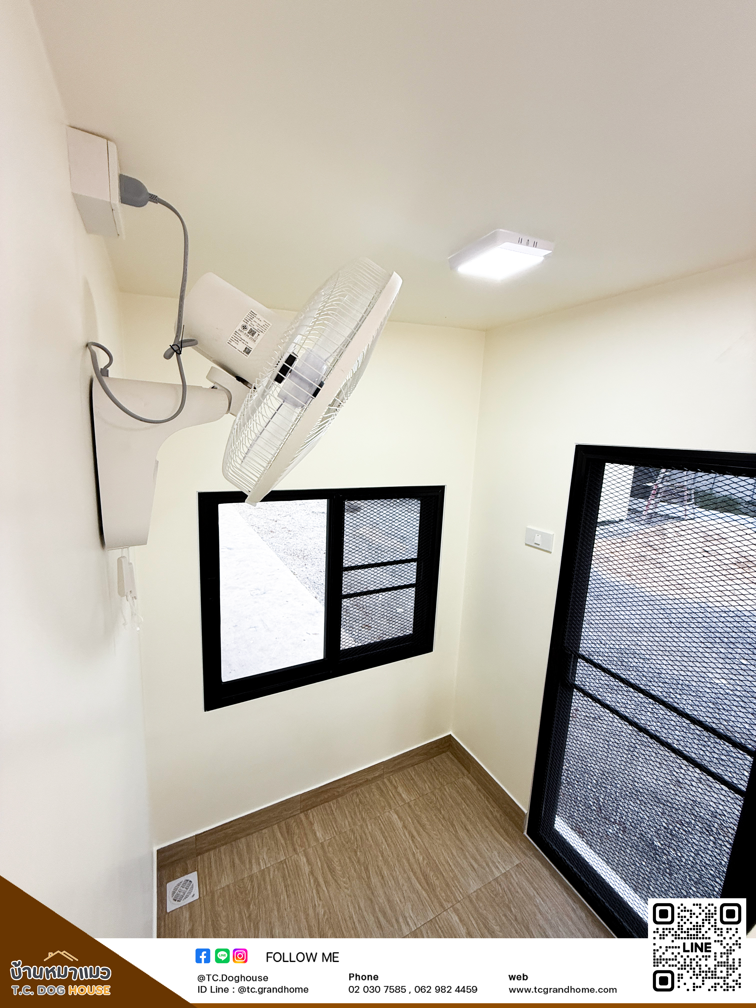 บ้านหมา บ้านแมว แบบ 19 คลาสสิคสไตล์ ขนาด 150x300x220cm. - Image 12