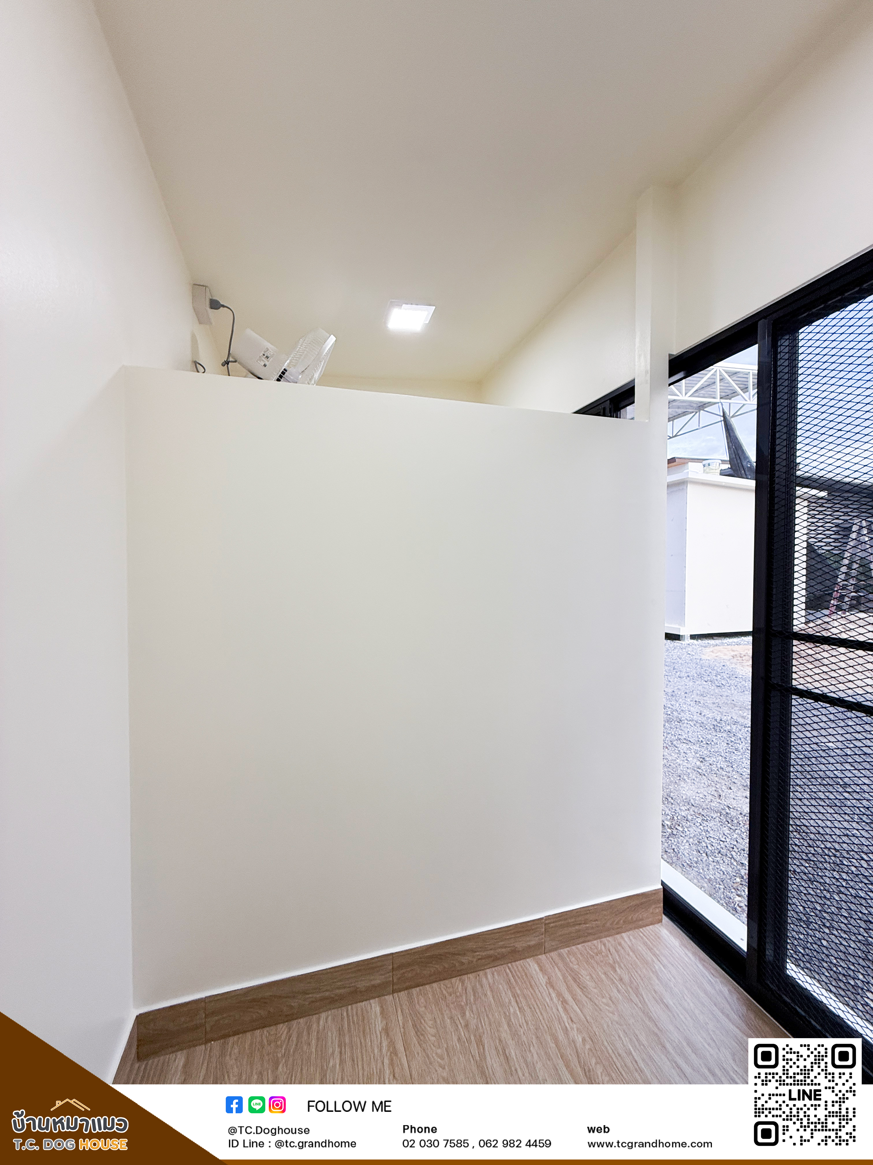 บ้านหมา บ้านแมว แบบ 19 คลาสสิคสไตล์ ขนาด 150x300x220cm. - Image 4