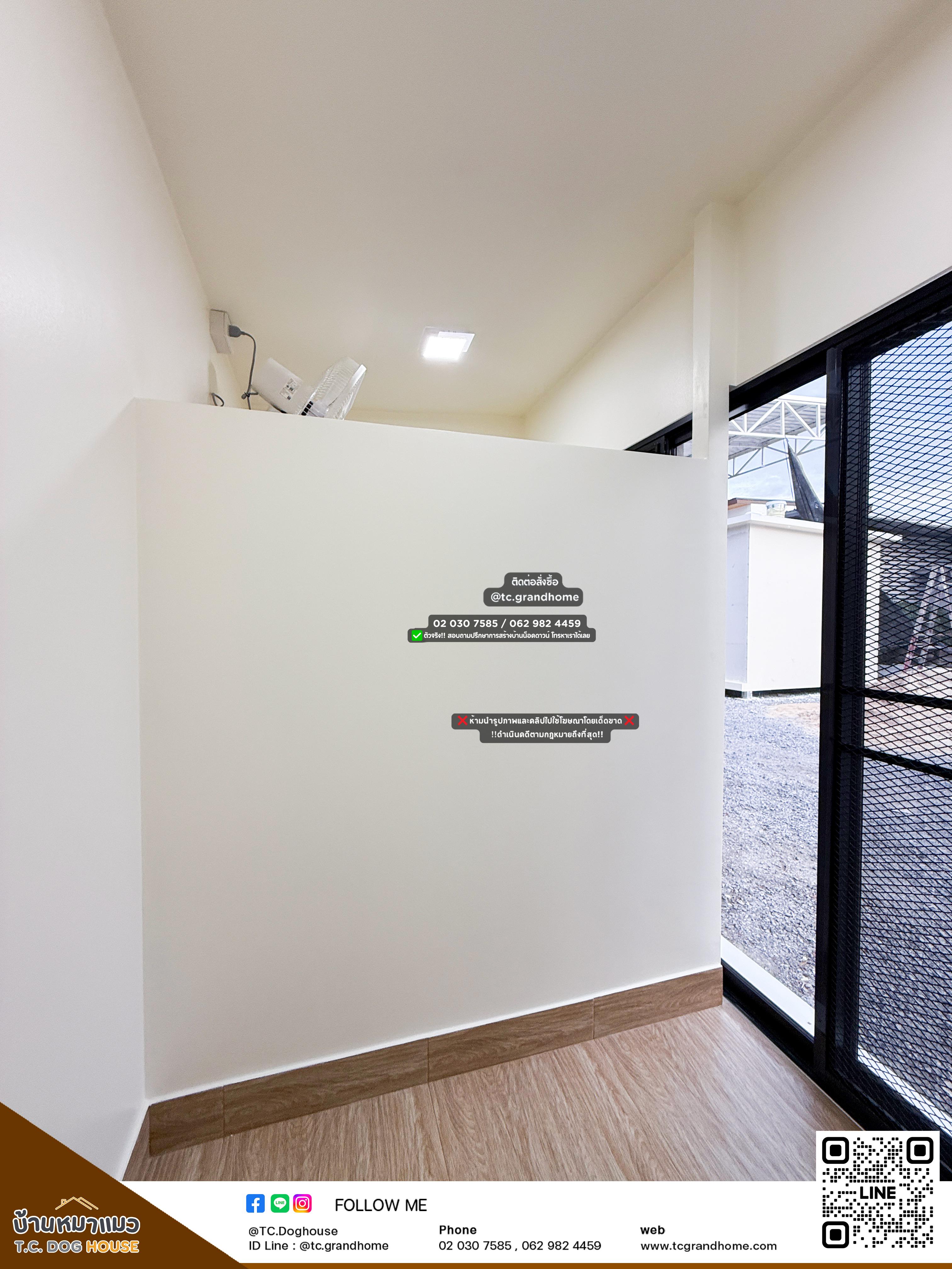 บ้านหมา บ้านแมว แบบ 19 คลาสสิคสไตล์ ขนาด 150x300x220cm. - Image 4