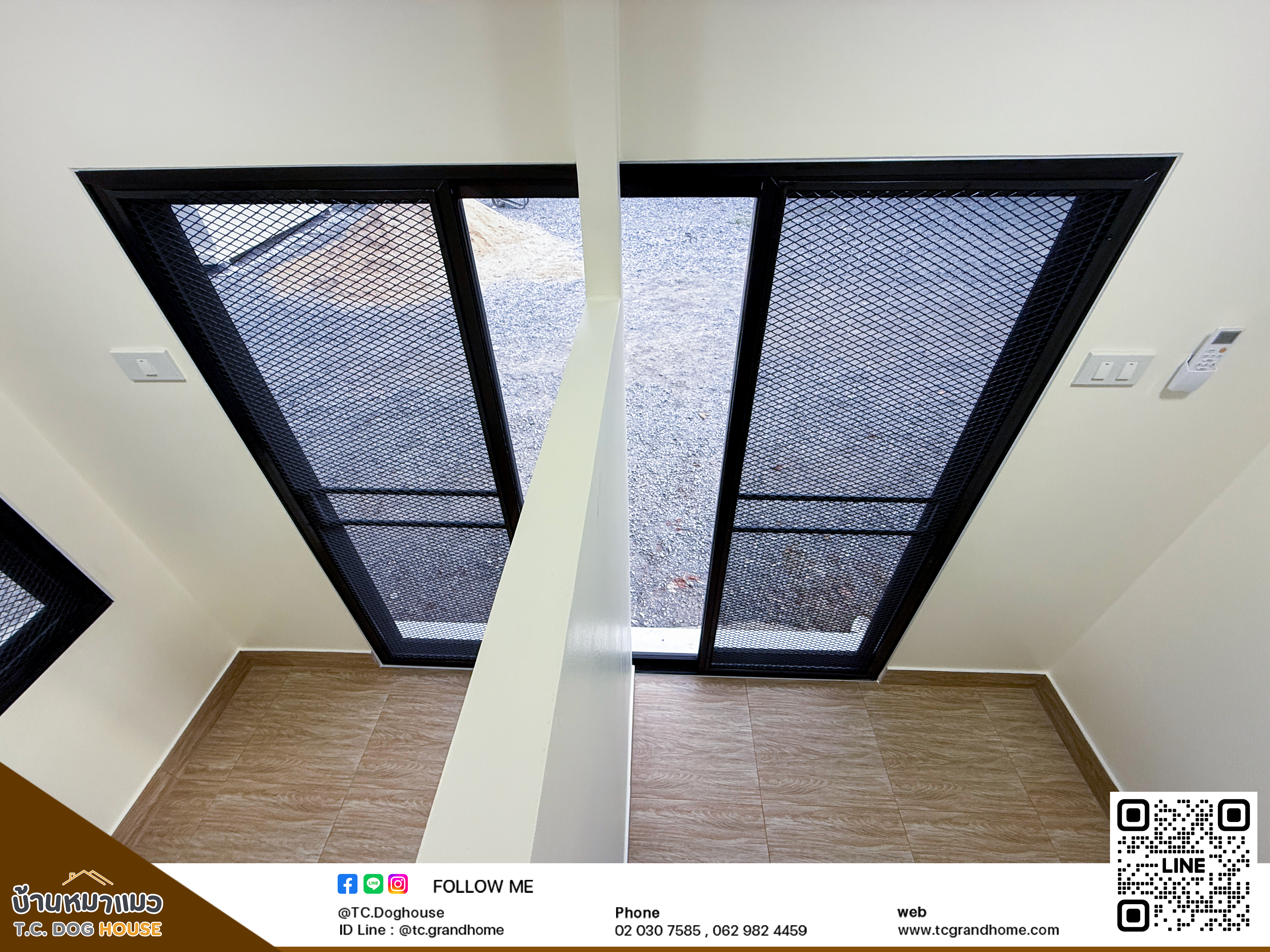 บ้านหมา บ้านแมว แบบ 19 คลาสสิคสไตล์ ขนาด 150x300x220cm. - Image 6