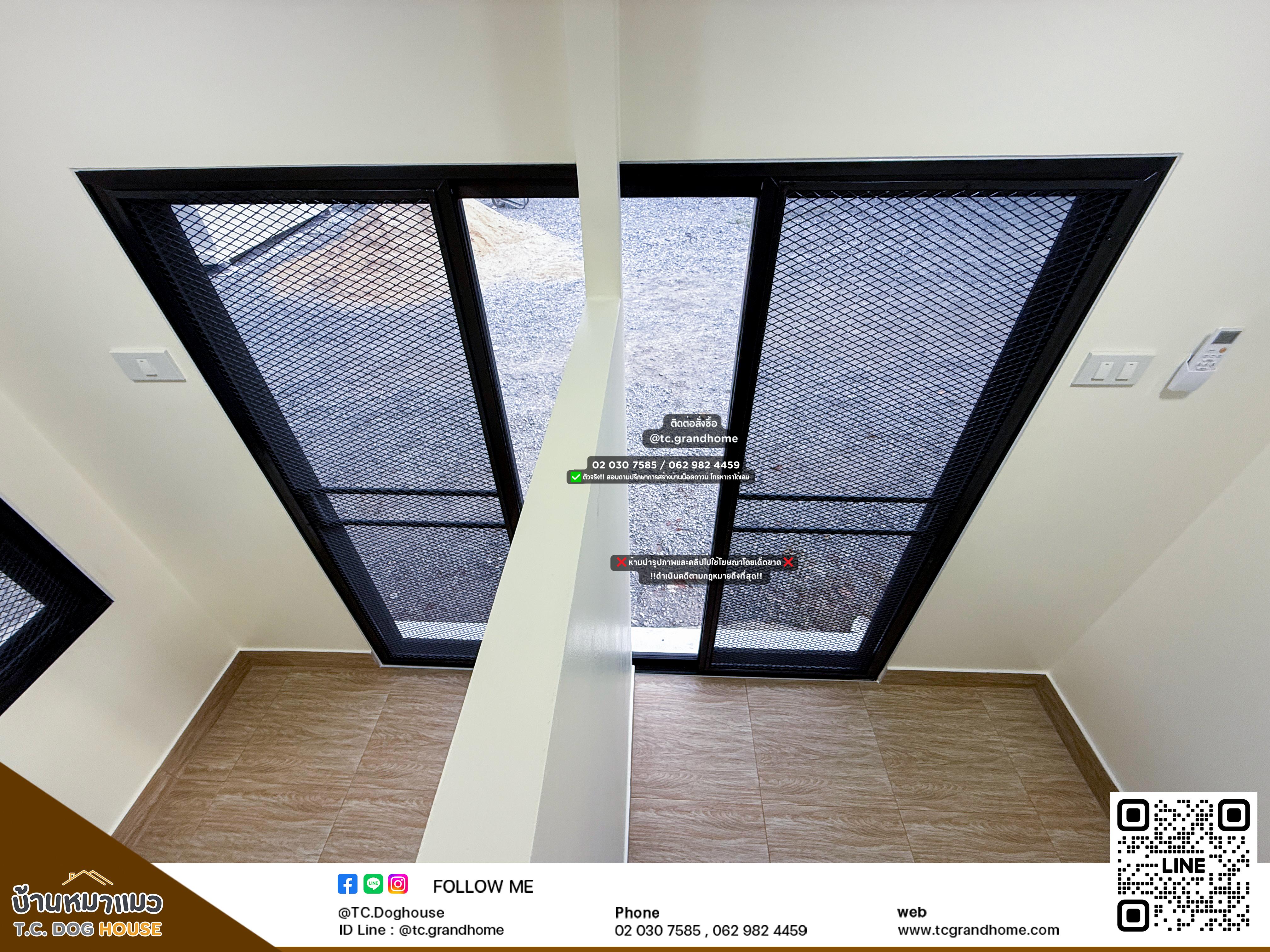 บ้านหมา บ้านแมว แบบ 19 คลาสสิคสไตล์ ขนาด 150x300x220cm. - Image 6