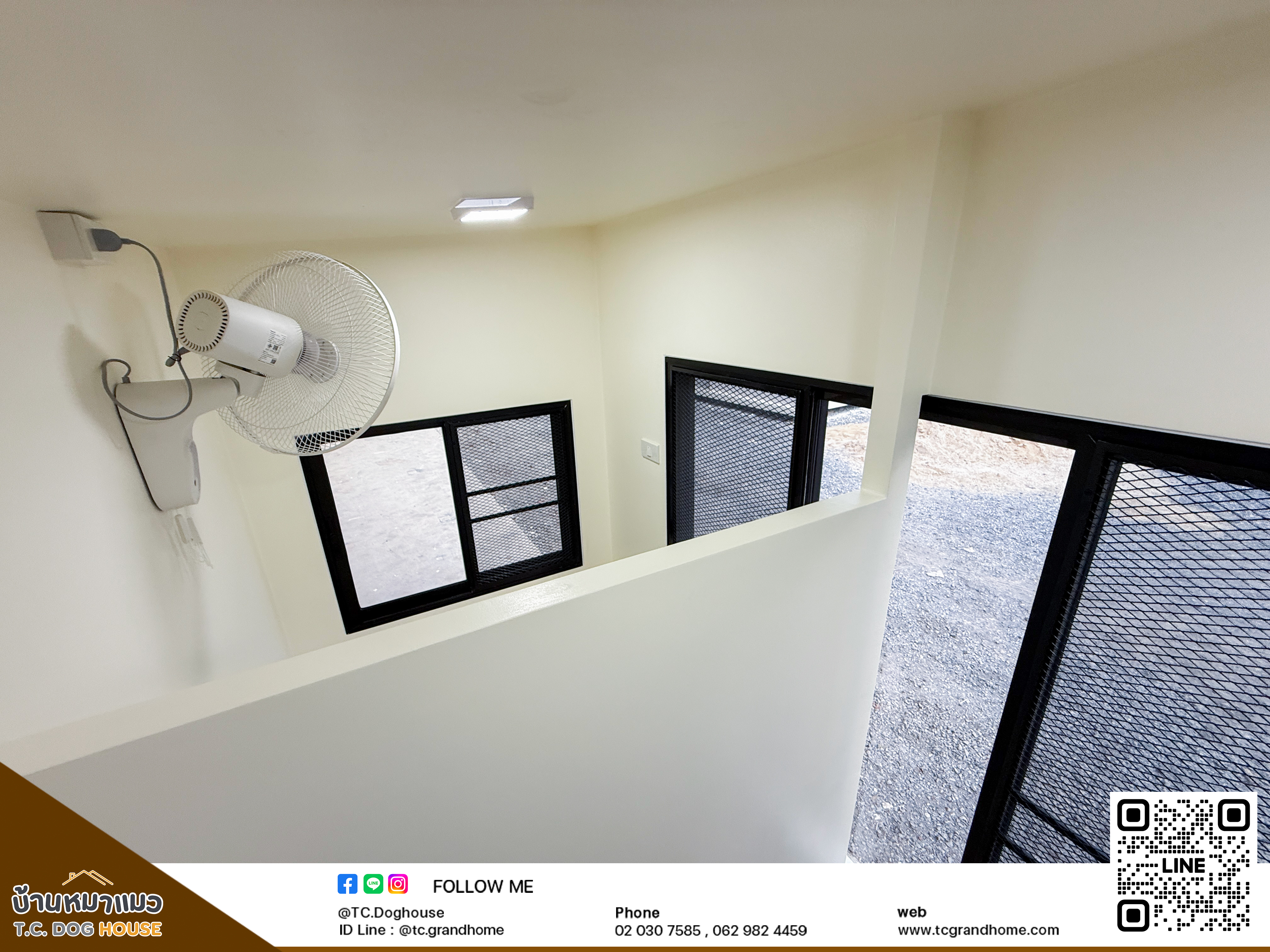 บ้านหมา บ้านแมว แบบ 19 คลาสสิคสไตล์ ขนาด 150x300x220cm. - Image 5