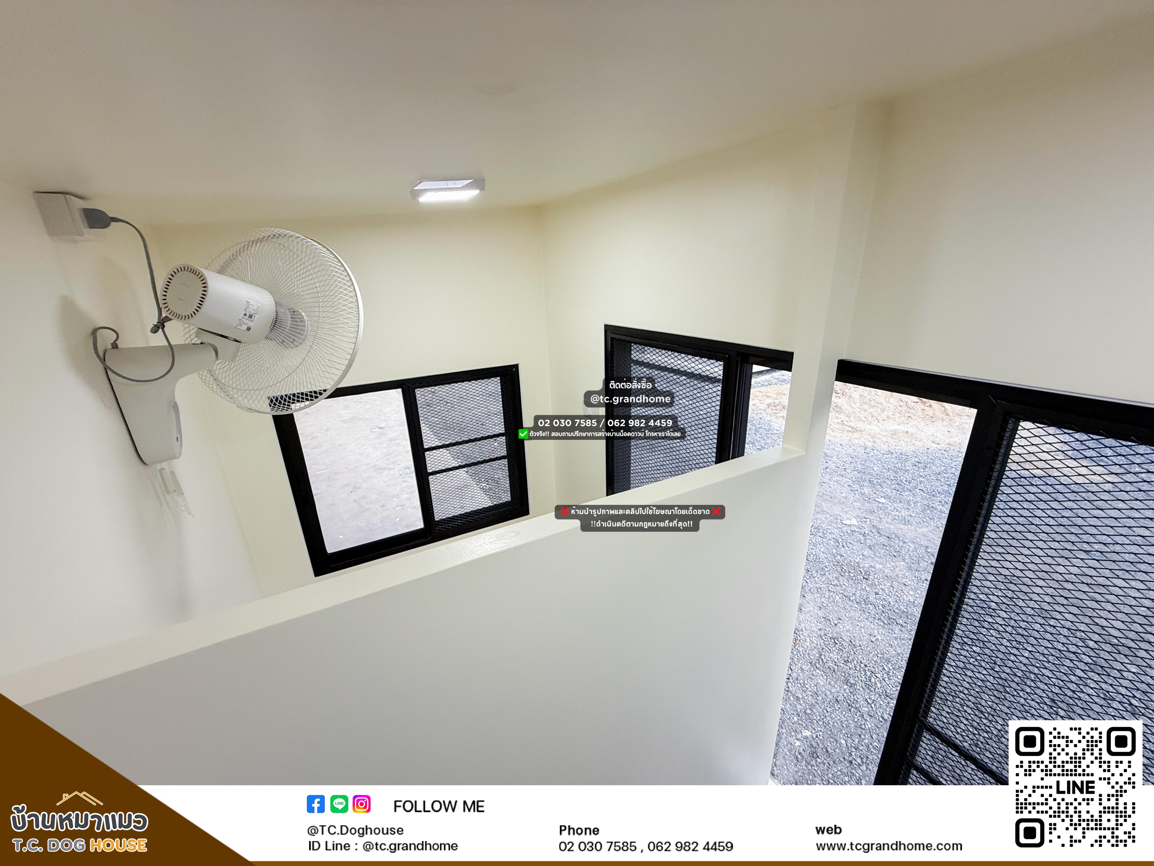 บ้านหมา บ้านแมว แบบ 19 คลาสสิคสไตล์ ขนาด 150x300x220cm. - Image 5
