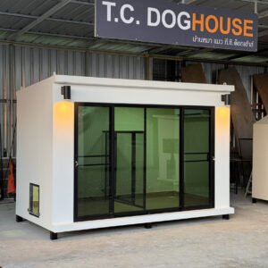 บ้านหมา บ้านแมว แบบ 3 โมเดิร์นสไตล์ ขนาด 150x300x200cm.