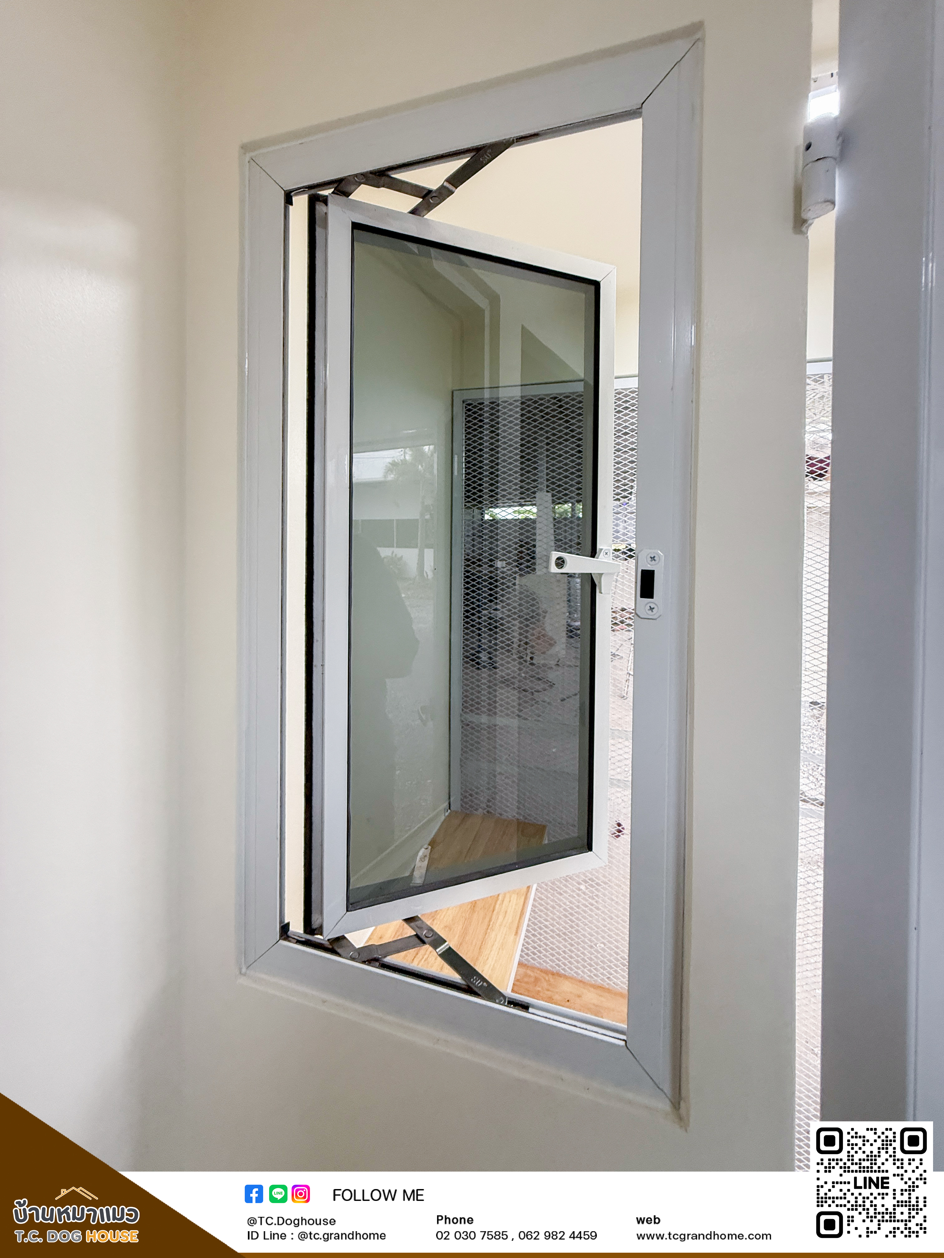 บ้านหมา บ้านแมว แบบ 18 คลาสสิคสไตล์ ขนาด 130x300x220cm. - Image 5