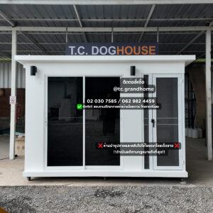 บ้านหมา บ้านแมว แบบ 18 คลาสสิคสไตล์ ขนาด 130x300x220cm.