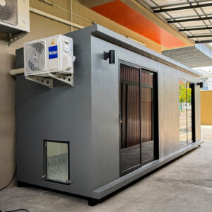 บ้านหมา บ้านแมว แบบ 3 โมเดิร์นสไตล์ ขนาด 150x600x220cm.