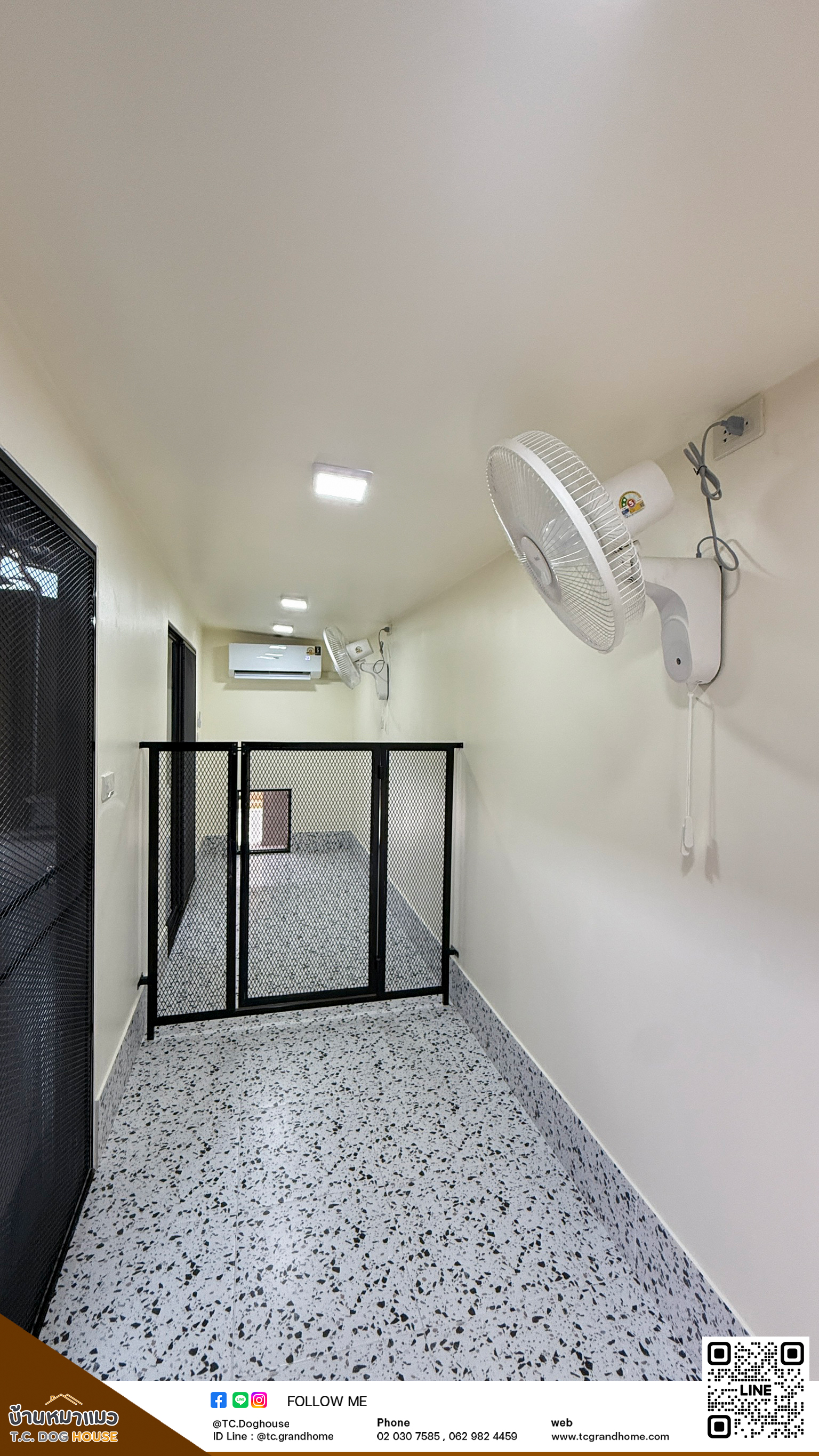 บ้านหมา บ้านแมว แบบ 3 โมเดิร์นสไตล์ ขนาด 150x600x220cm. - Image 5