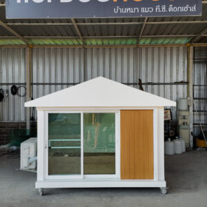 บ้านหมา บ้านแมว แบบ 45 นอร์ดิกสไตล์ ขนาด 120x200x180cm.
