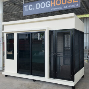 บ้านหมา บ้านแมว แบบ 4 โมเดิร์นสไตล์ ขนาด 150x300x200cm.