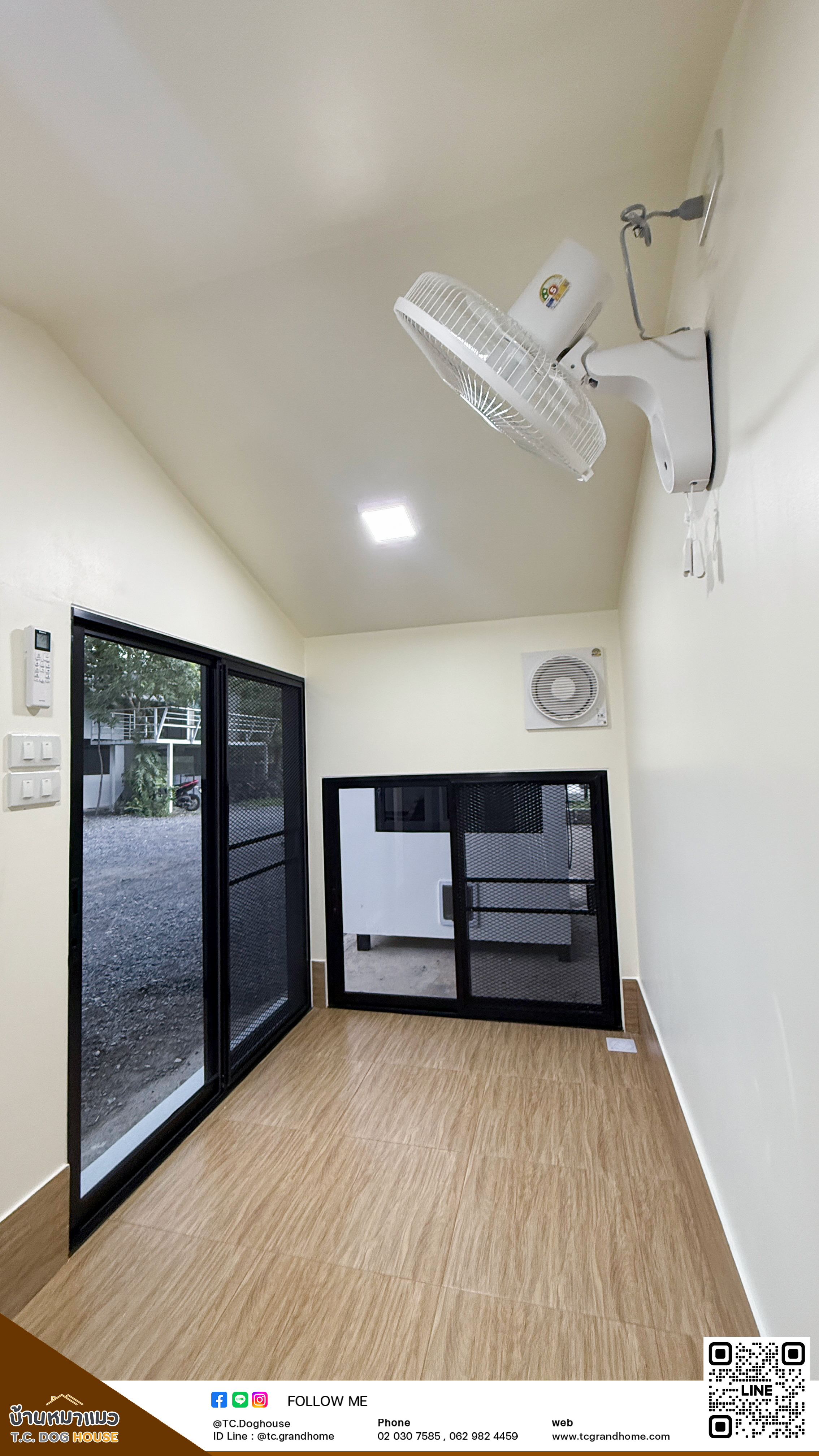บ้านหมา บ้านแมว แบบ 45 นอร์ดิกสไตล์ ขนาด 150x300x220cm. - Image 7