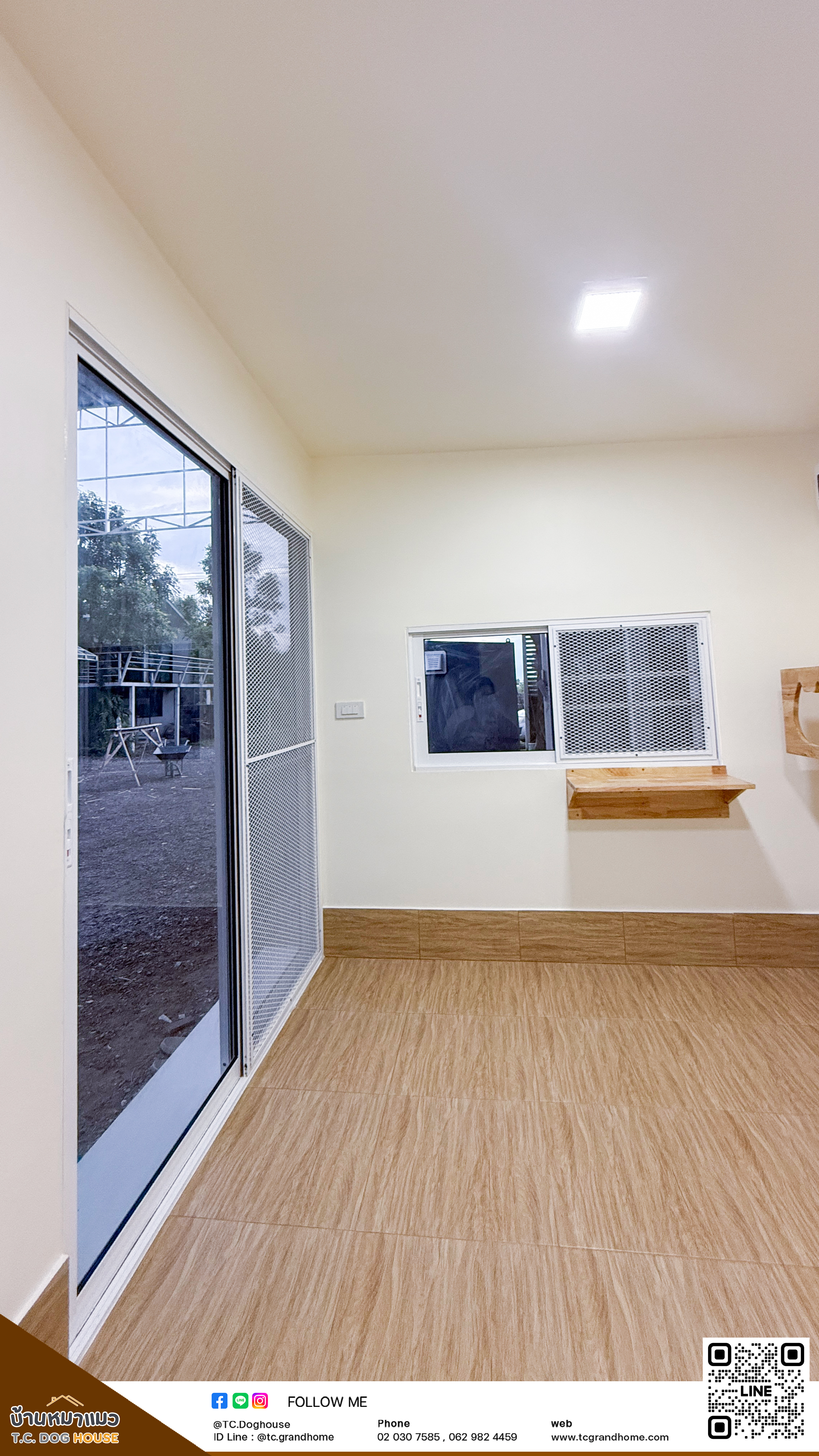 บ้านหมา บ้านแมว แบบ 53 โมเดิร์นสไตล์ ขนาด 240x300x240cm. - Image 7