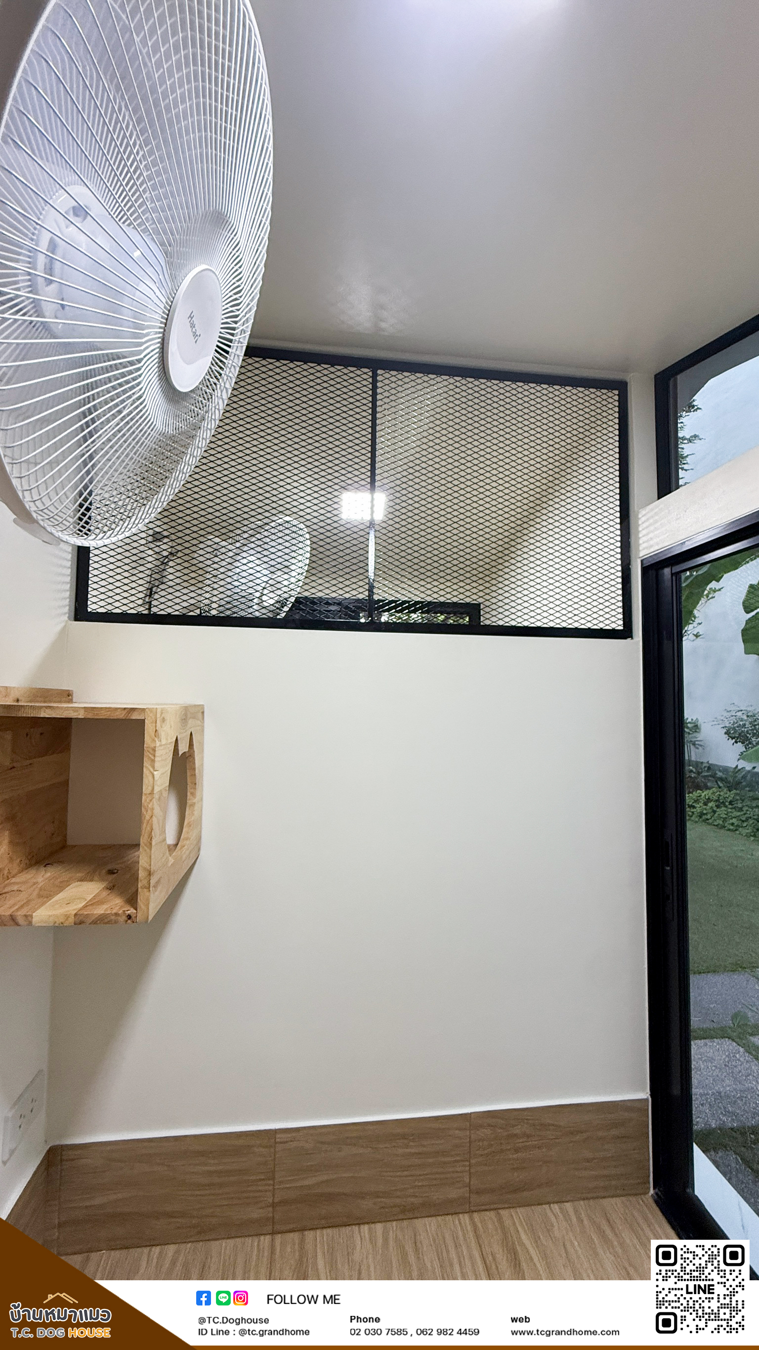 บ้านหมา บ้านแมว แบบ 11 นอร์ดิกสไตล์ ขนาด 150x300x200cm. - Image 7